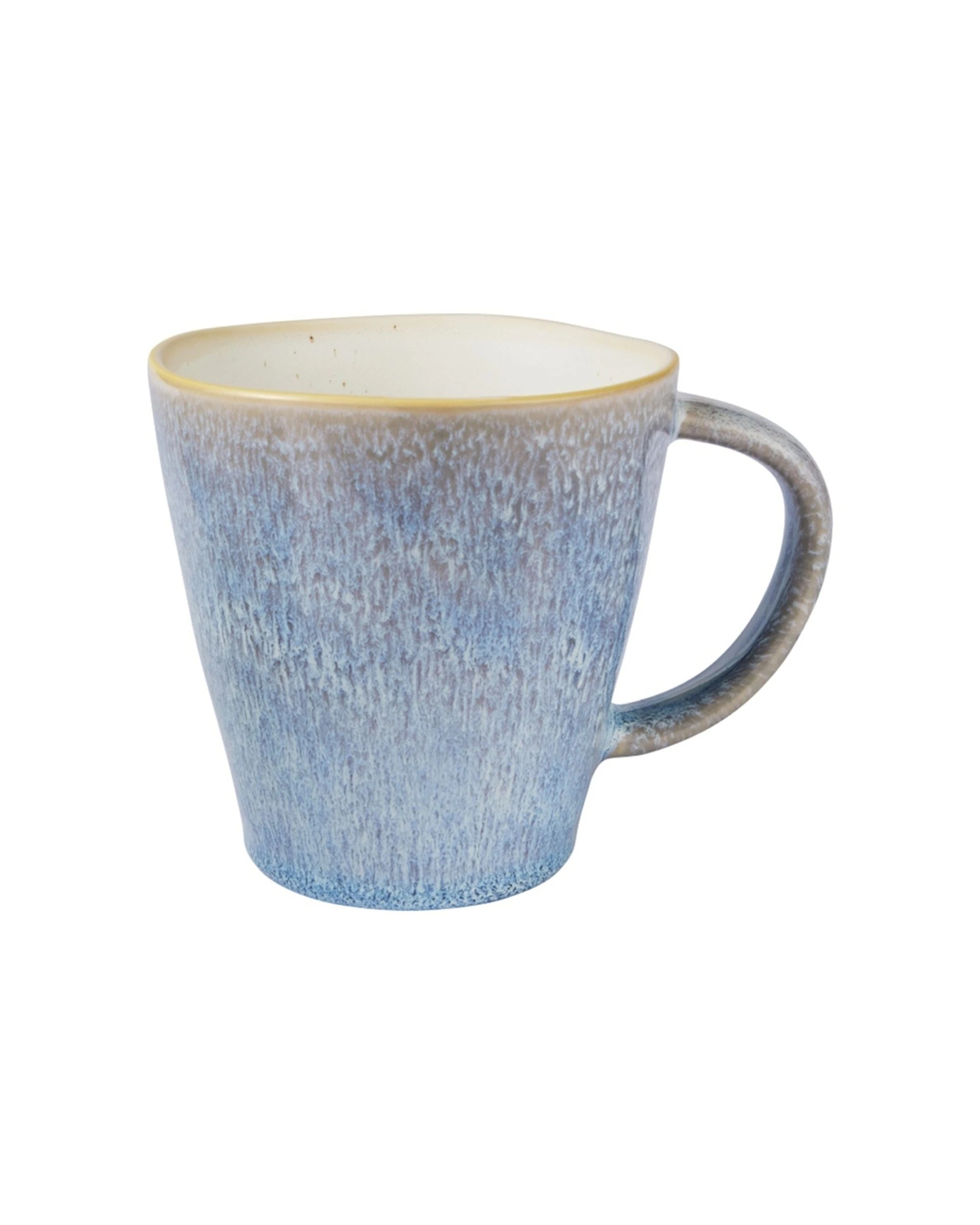 3 Maxwell & Williams 4PK Lunara Ceramic Tea & Coffee Cup Mug Set Reactive Glaze 400ml - Blue, 3 of 3