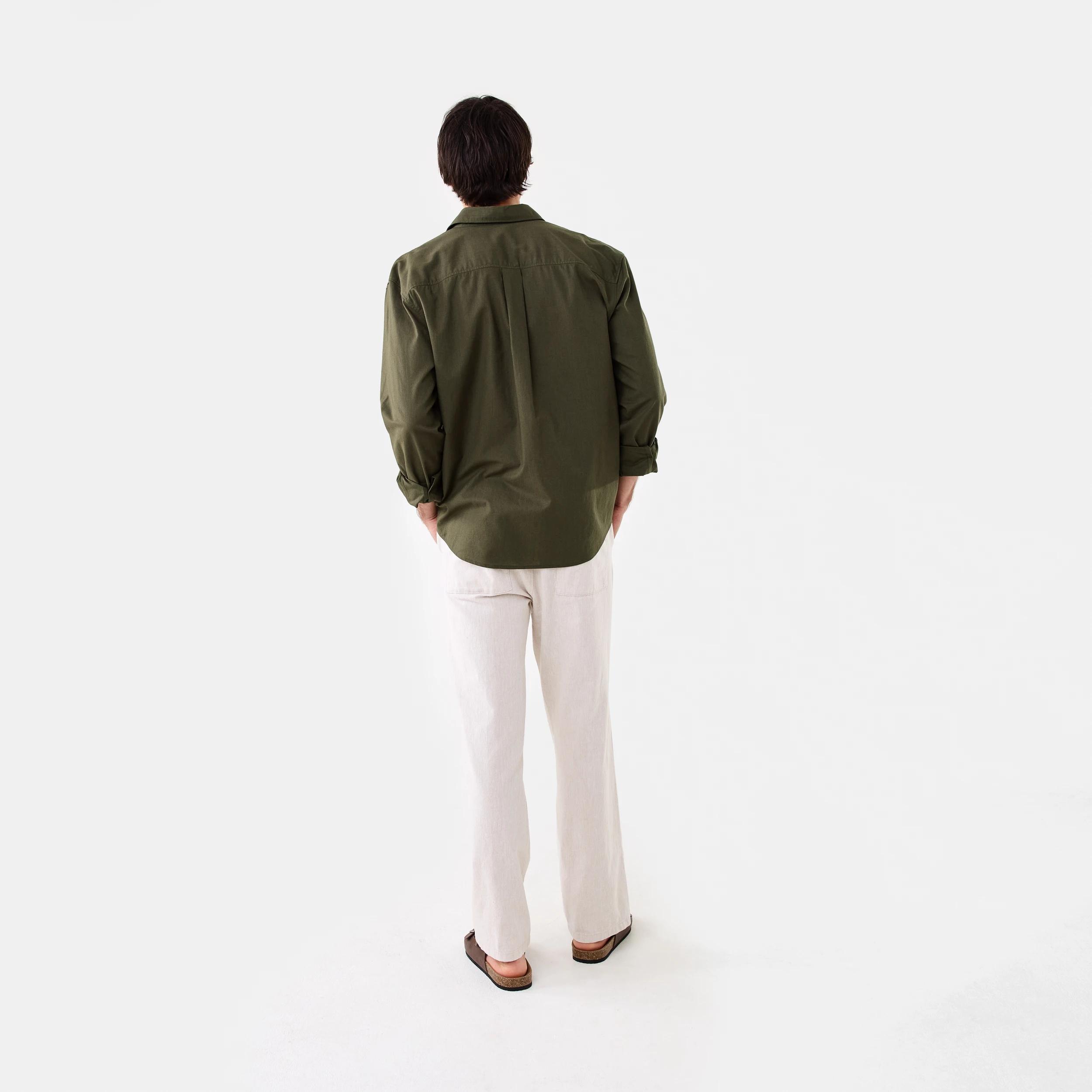 4 Cotton Linen Chino Pants BARLEY YD, 4 of 5