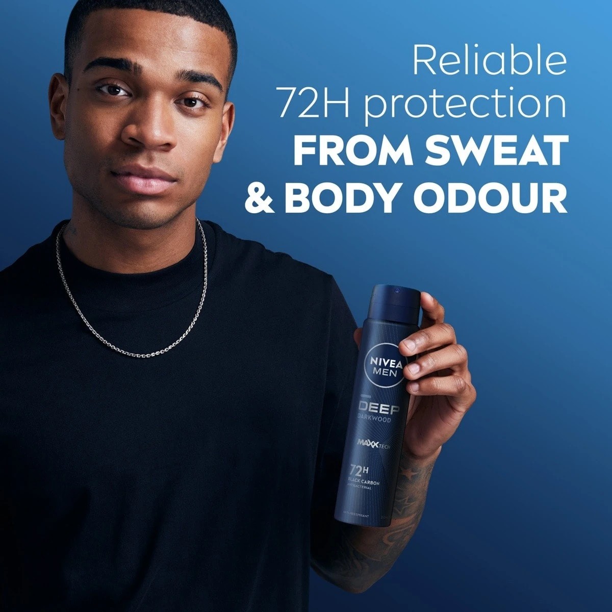 3 Nivea Men Deep Darkwood Anti-Perspirant Aerosol Deodorant 250ml, 3 of 8
