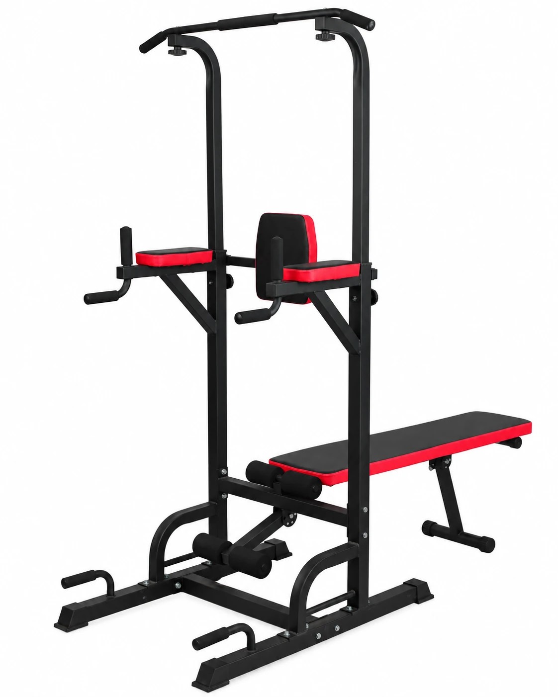 1 Fitness Master Multi Function Power Tower Pull Up Dip Station Bench Home Gym Stand, 1 of 10