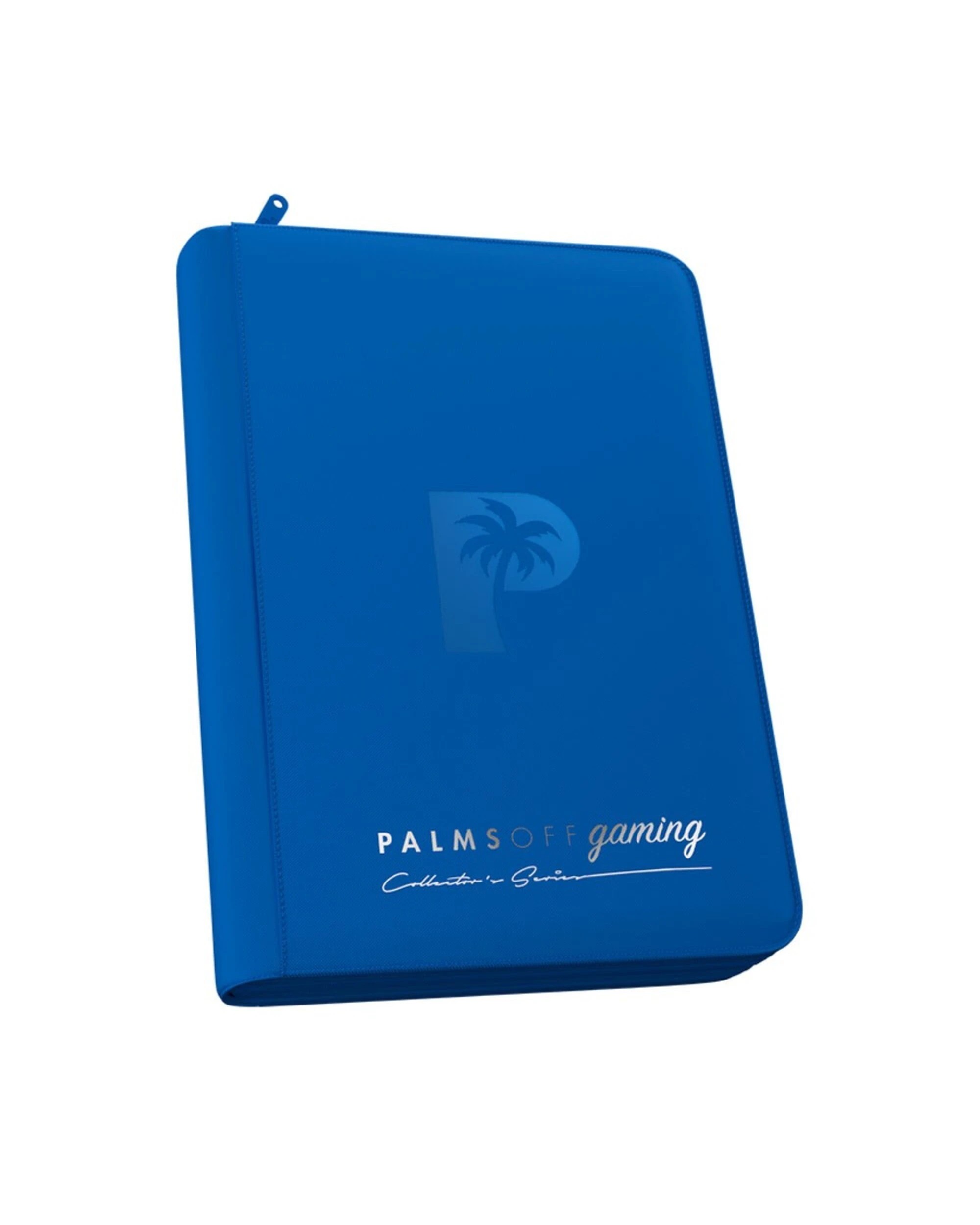 1 Palms Off Gaming - Collector's Series 4 Pocket Zip Trading Card Binder - Blue, 1 of 5