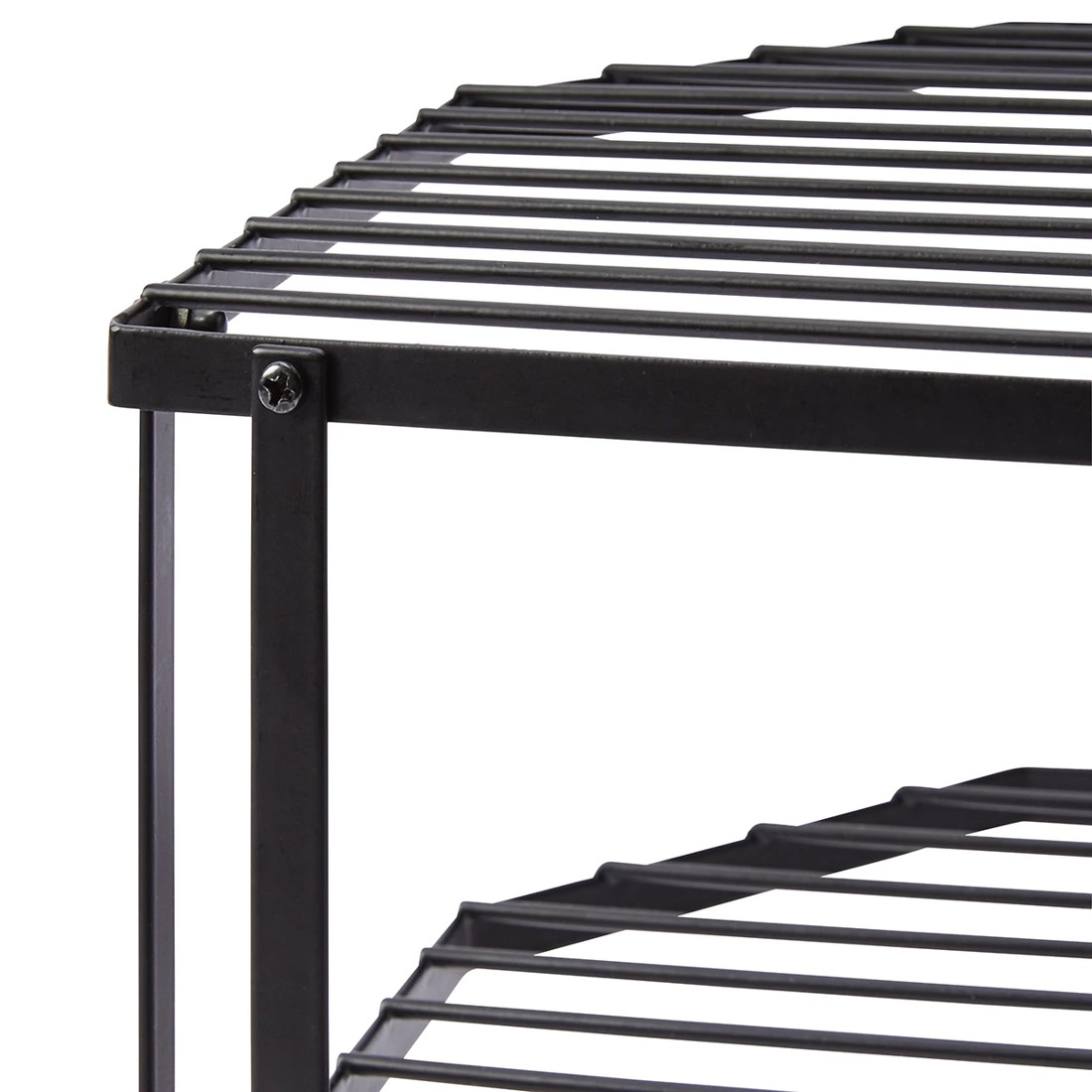 7 3 Tier Corner Pantry Shelf - Black, 7 of 9