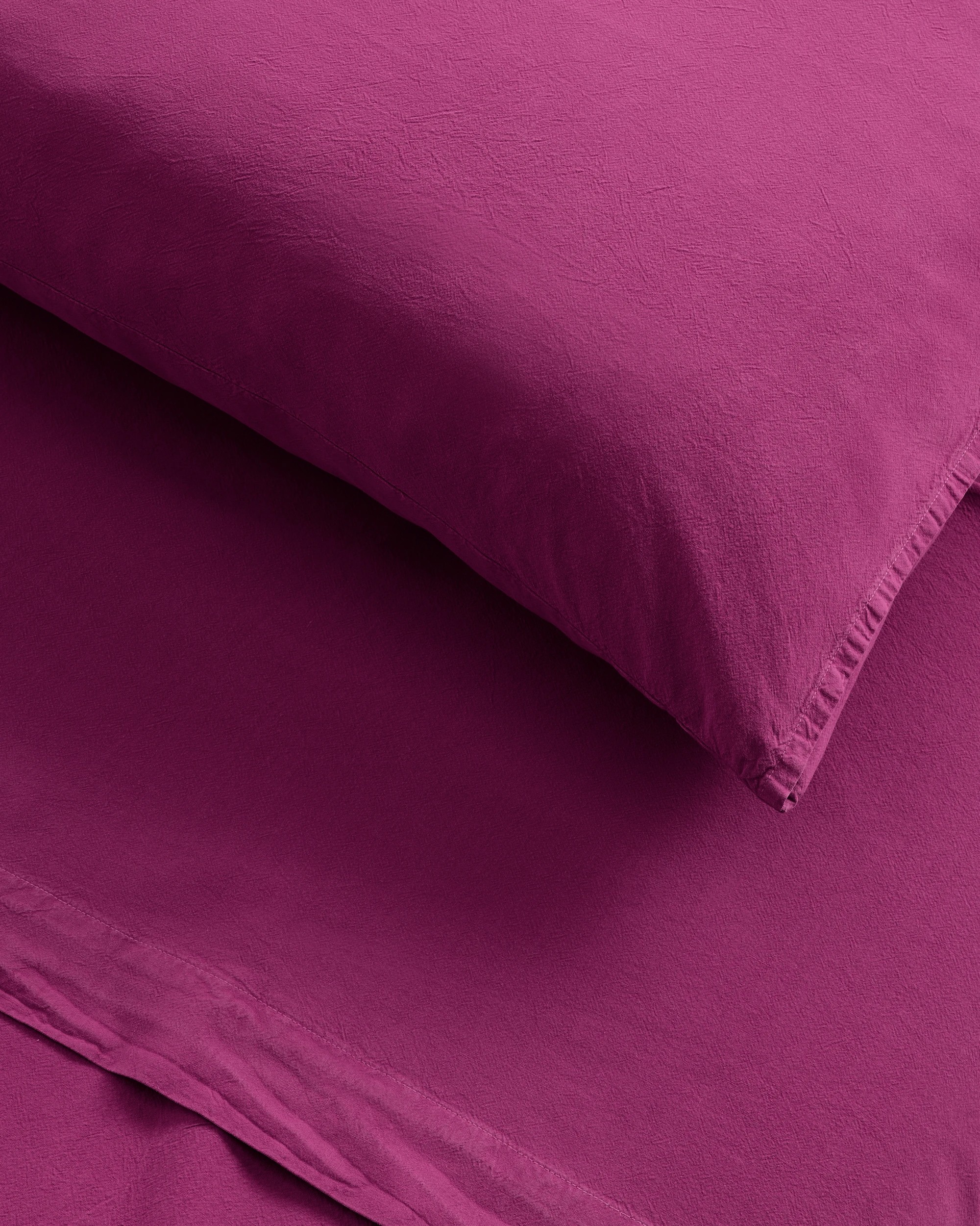 3 Arlo Cotton Stonewash Sheet Set - King Bed - Pink, 3 of 3