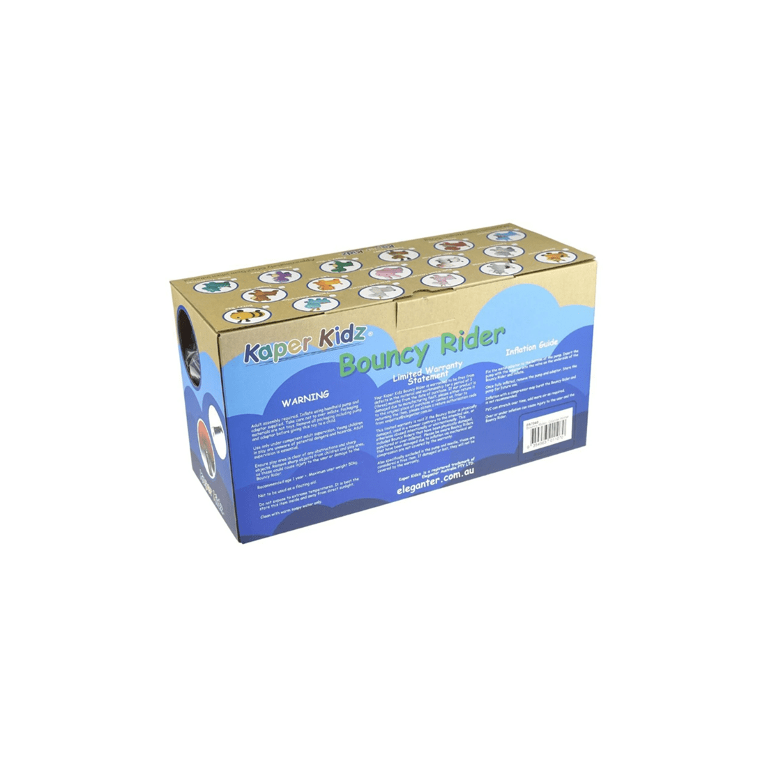 2 Kaper Kidz Bouncy Rider Ozzie The Blue Heeler Kids Toy 12 Months Plus - Blue, 2 of 3