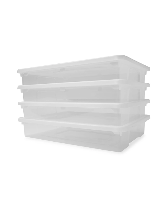 4 Pack 5L Storage Boxes