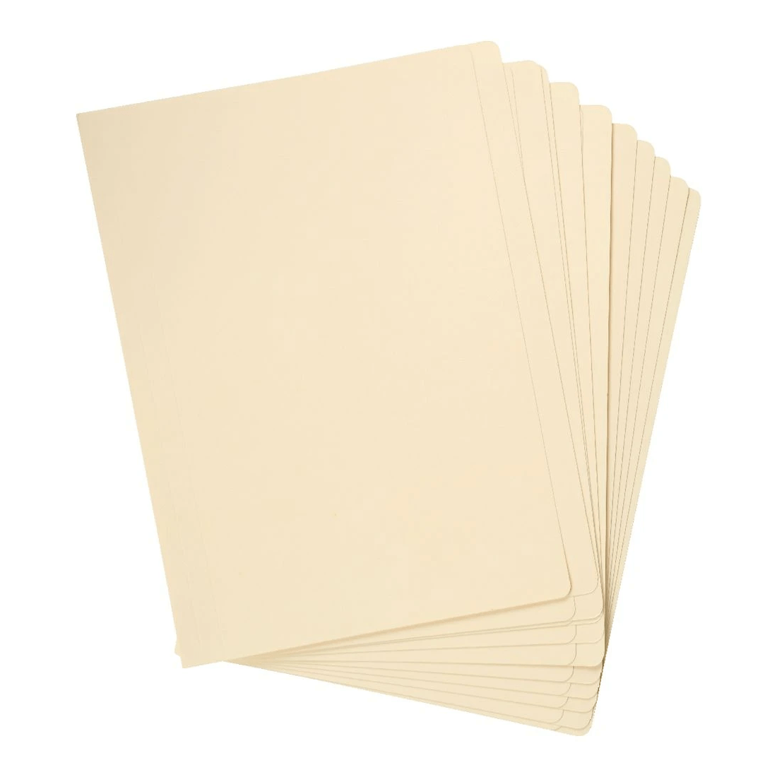 2 J.Burrows A4 Manila Folder Buff 10 Pack, 2 of 4