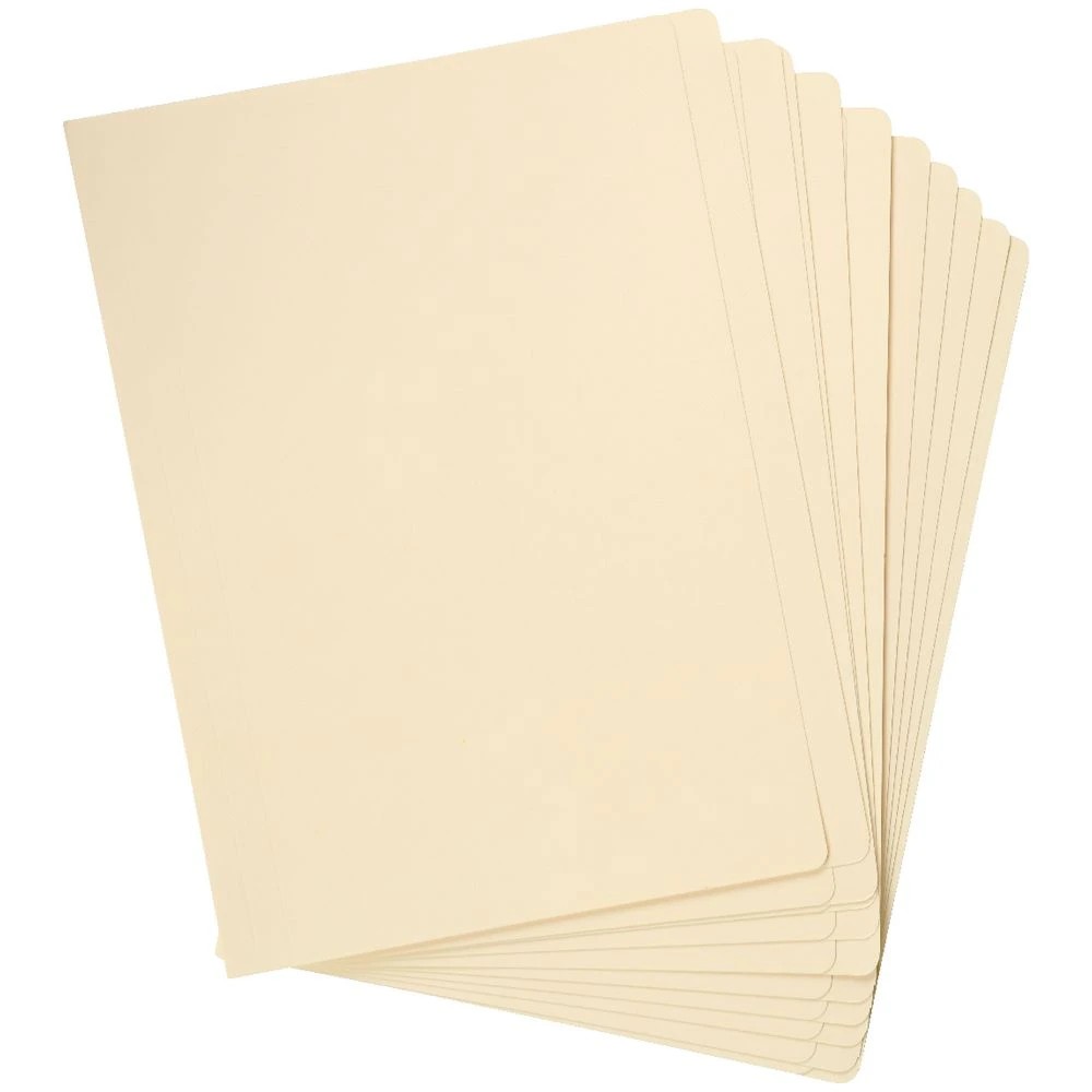 2 J.Burrows A4 Manila Folder Buff 10 Pack, 2 of 4