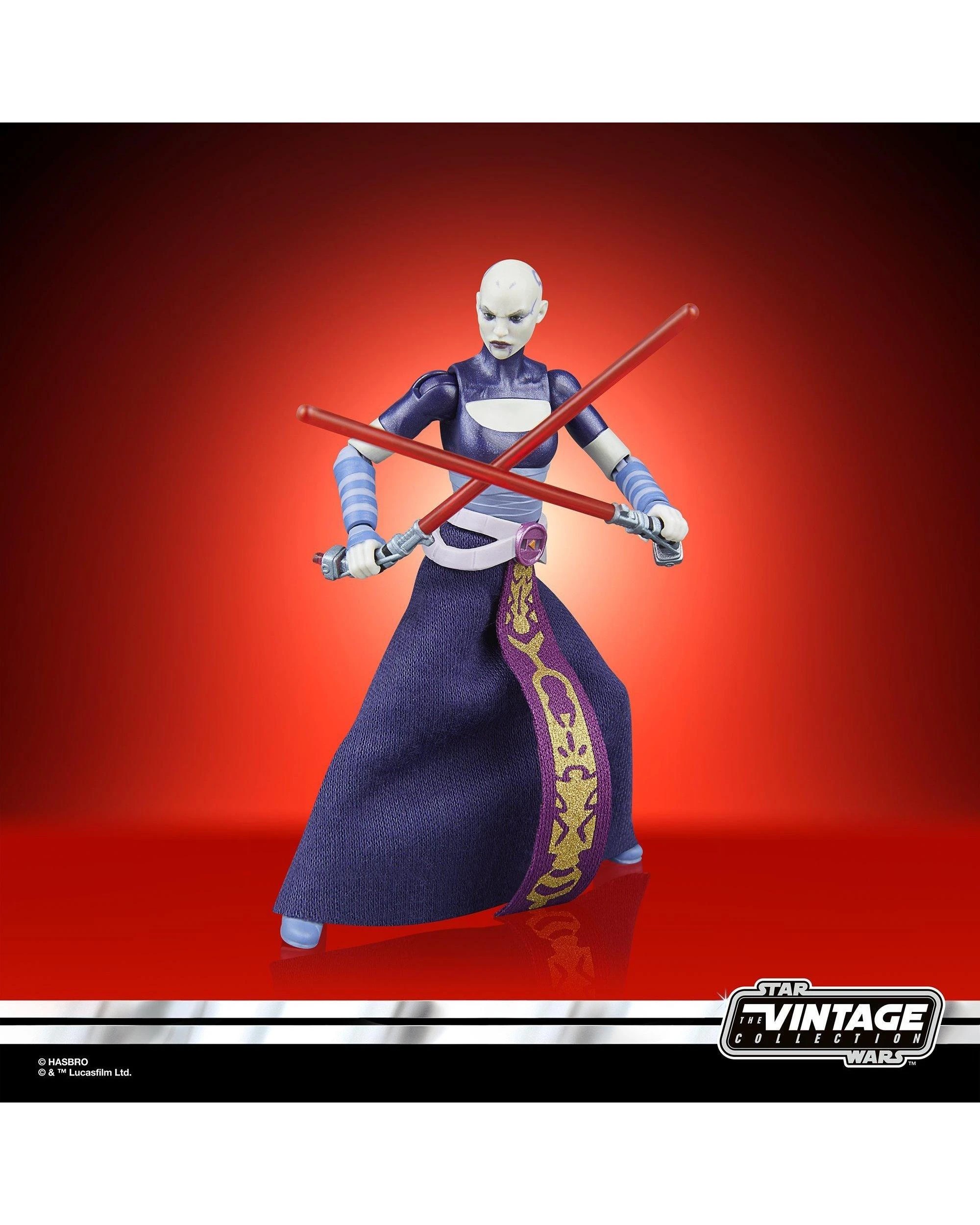 7 Hasbro Star Wars The Vintage Collection: The Clone Wars Asajj Ventress Action Figure, 7 of 10
