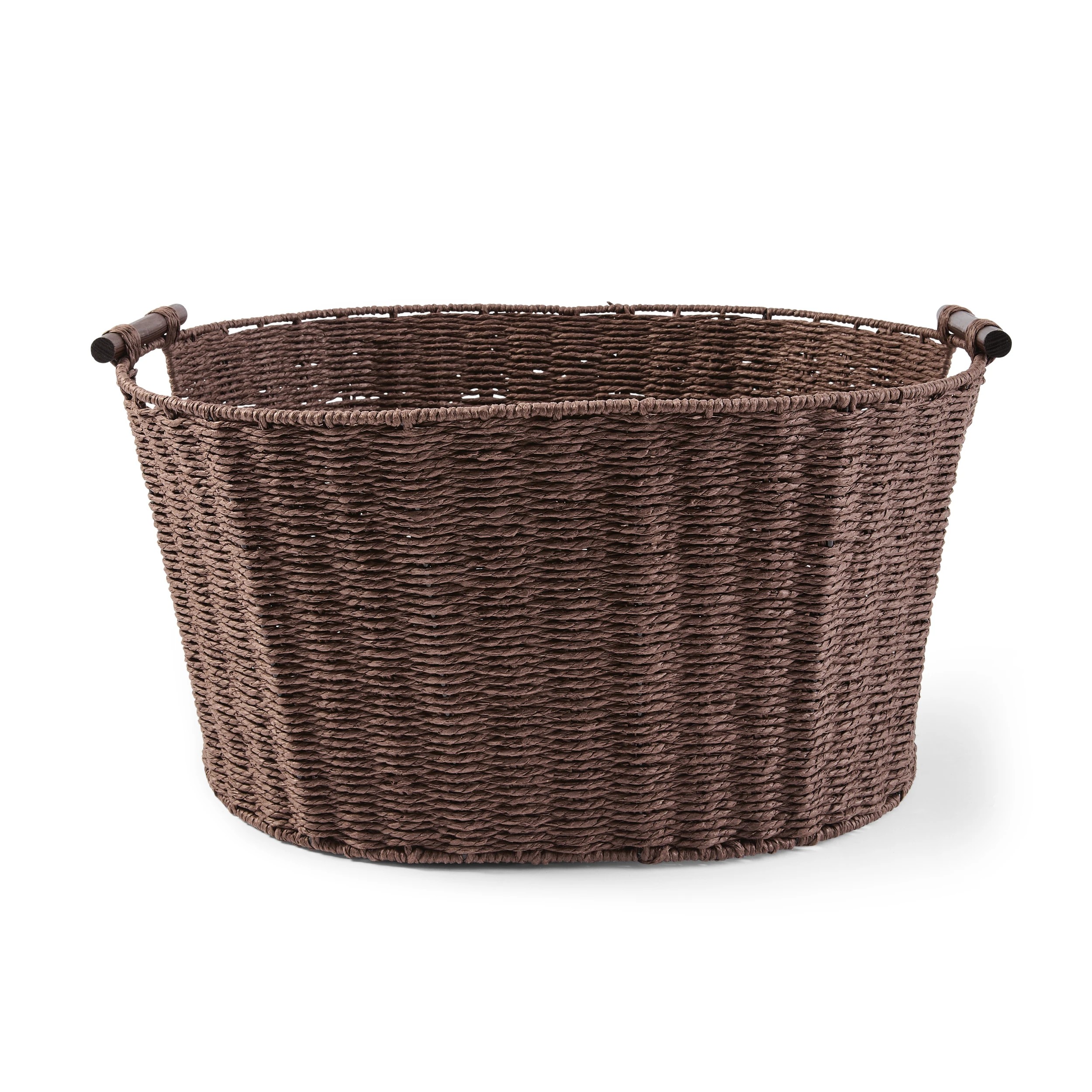 2 Paper Rope Laundry Basket - Brown, 2 of 6