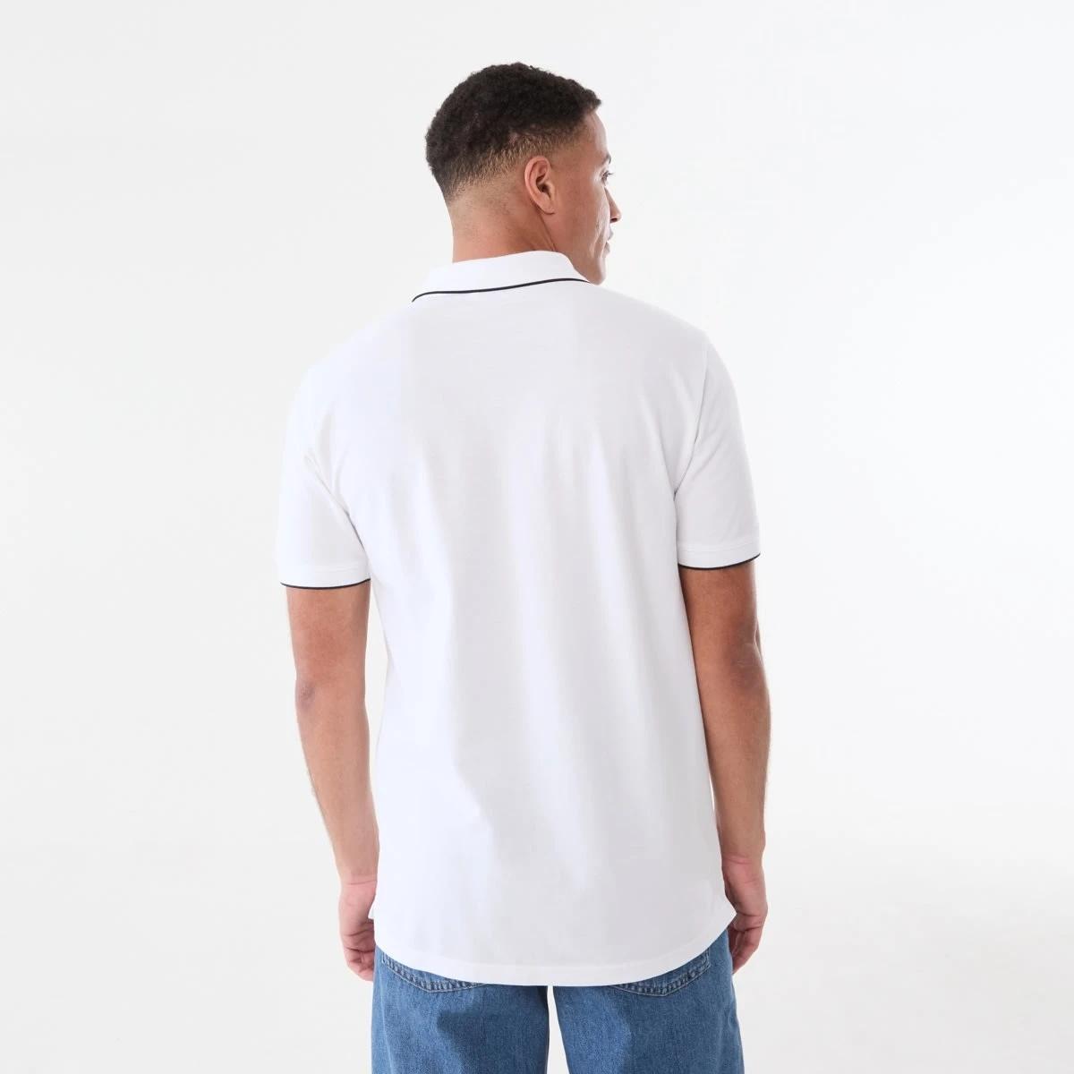 3 Pique Polo Shirt WHITE, 3 of 5