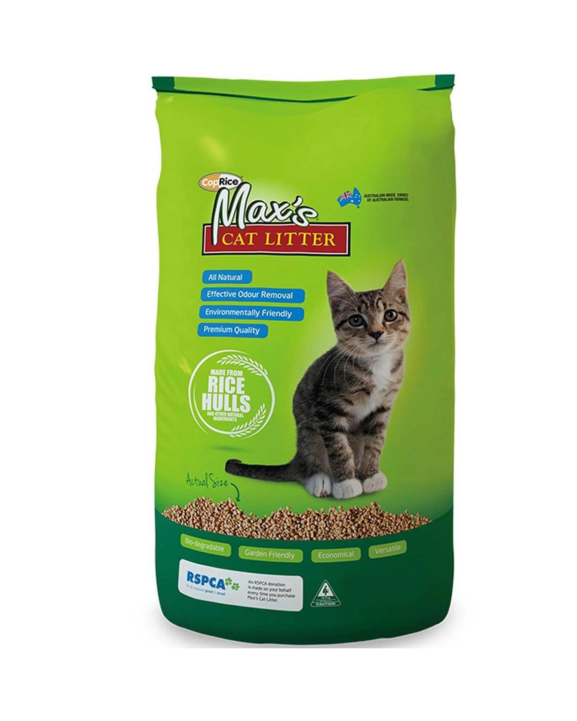 1 Coprice Maxs Natural Cat Litter Odour Removal 12.5kg, 1 of 1