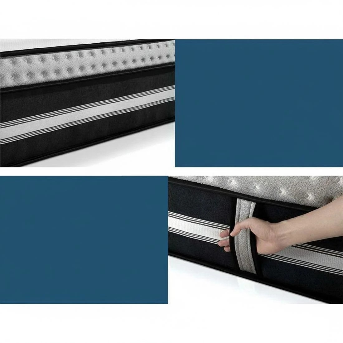 5 Giselle Bedding 35cm Mattress Cool Gel Memory Foam Queen - Multi, 5 of 7