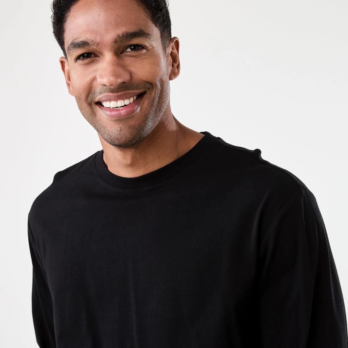 4 Long Sleeve Core T-shirt Black, 4 of 5