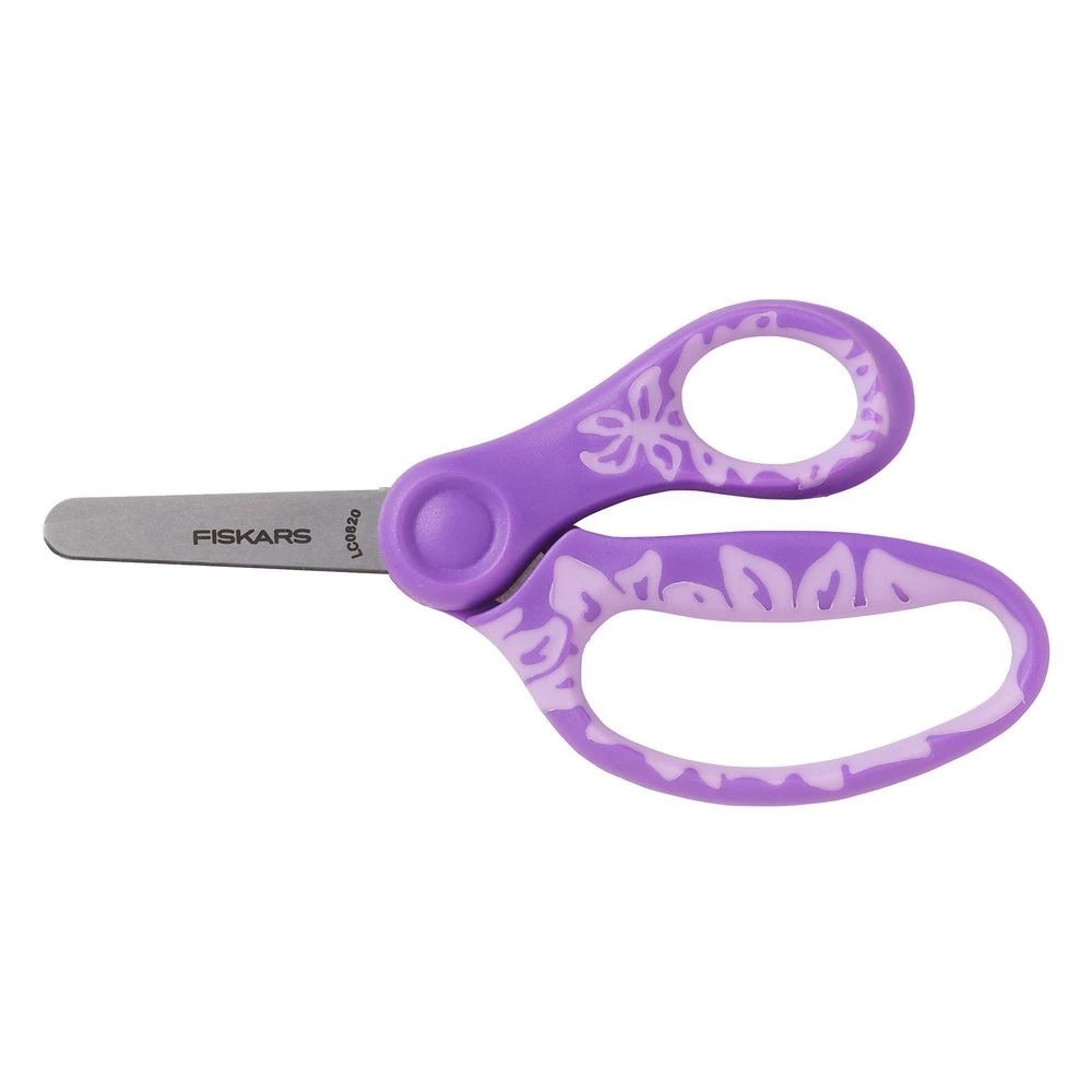 3 Fiskars Softgrip Blunt-tip Kids Scissors 5" Assorted, 3 of 8