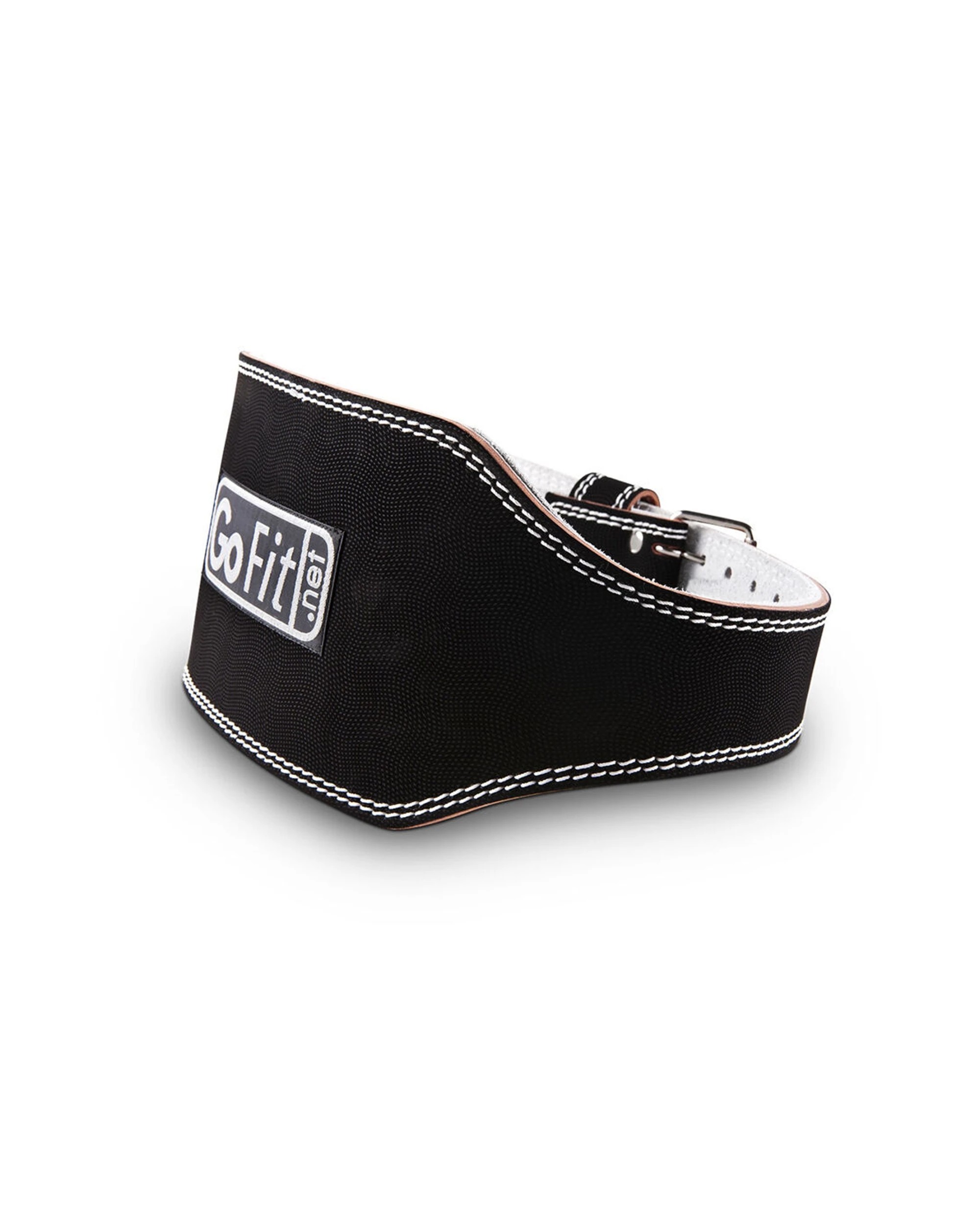 3 GoFit Premium Padded Leather Lifting Belt Weightlifting Support 6in XL - Black, 3 of 3