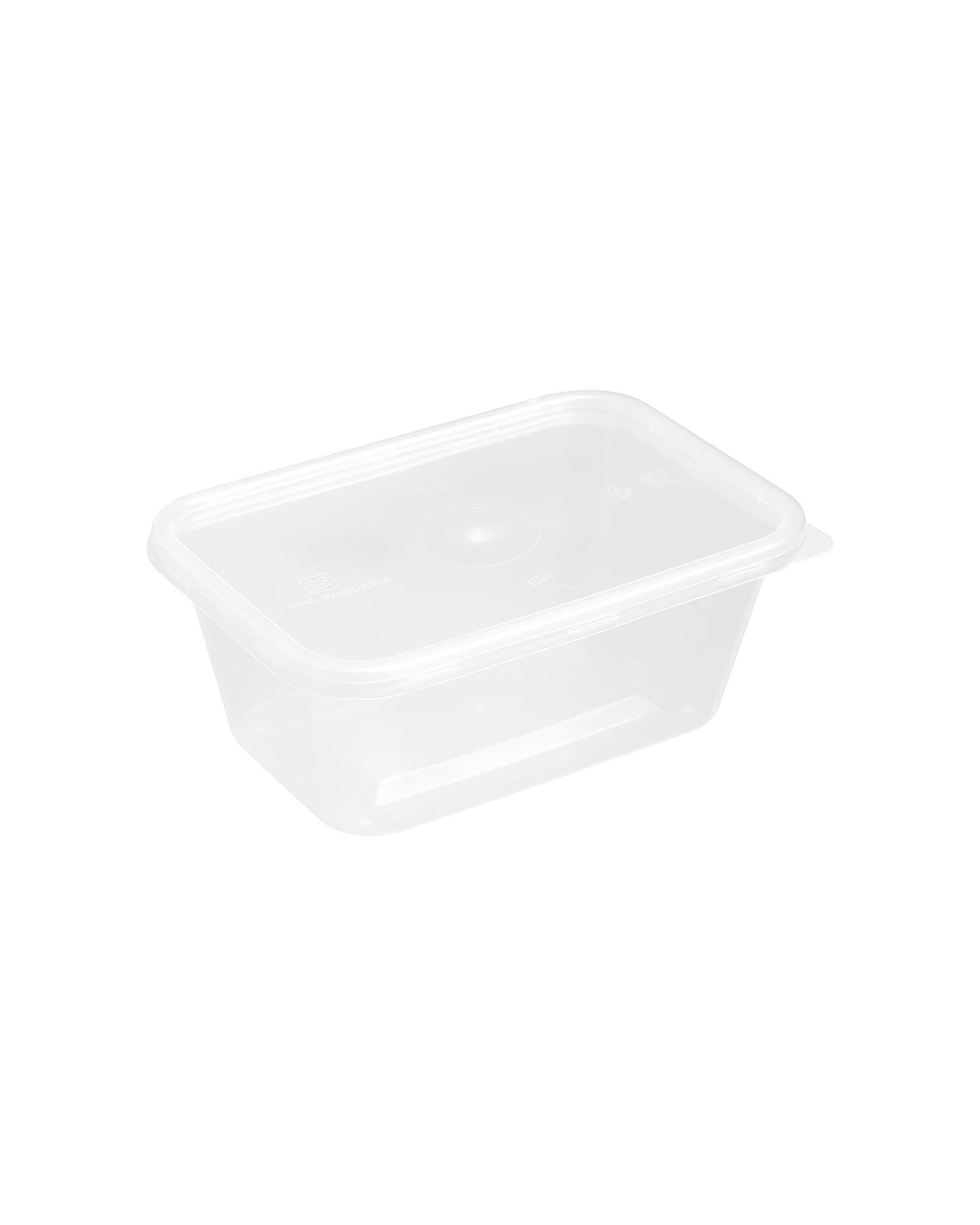 5 25pc Lemon & Lime Reusable Takeaway Food Storage Container Box Rectangular 300ml
 - Clear, 5 of 6