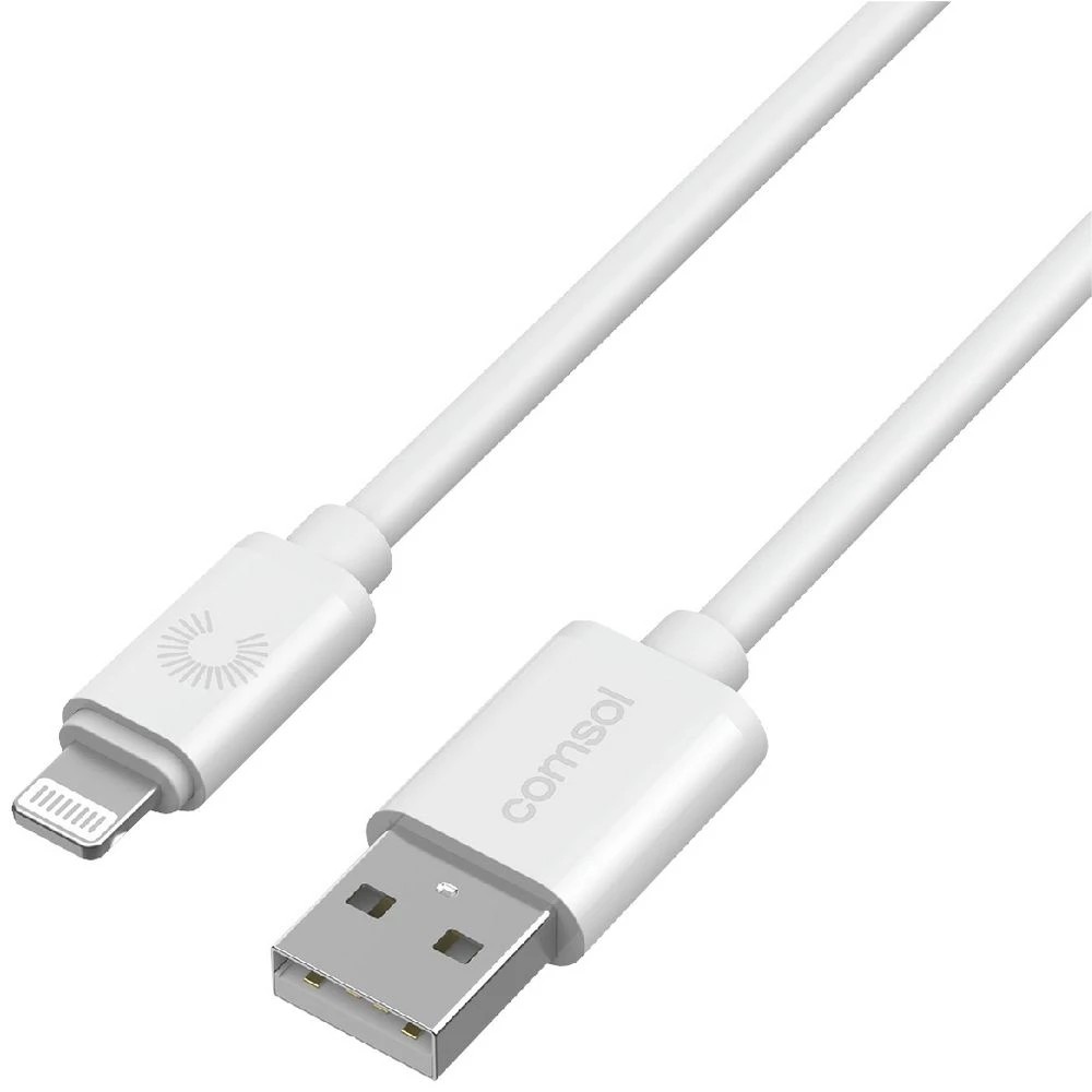 1 Comsol Lightning to USB Cable 3m White, 1 of 6