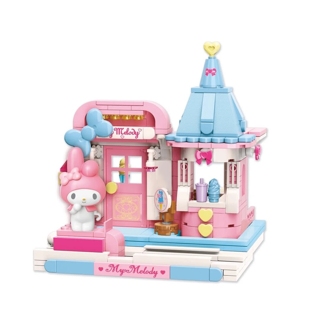 2 348 Piece Keepplay Hello Kitty My Melody Sweet Ice Cream House Playset, 2 of 6