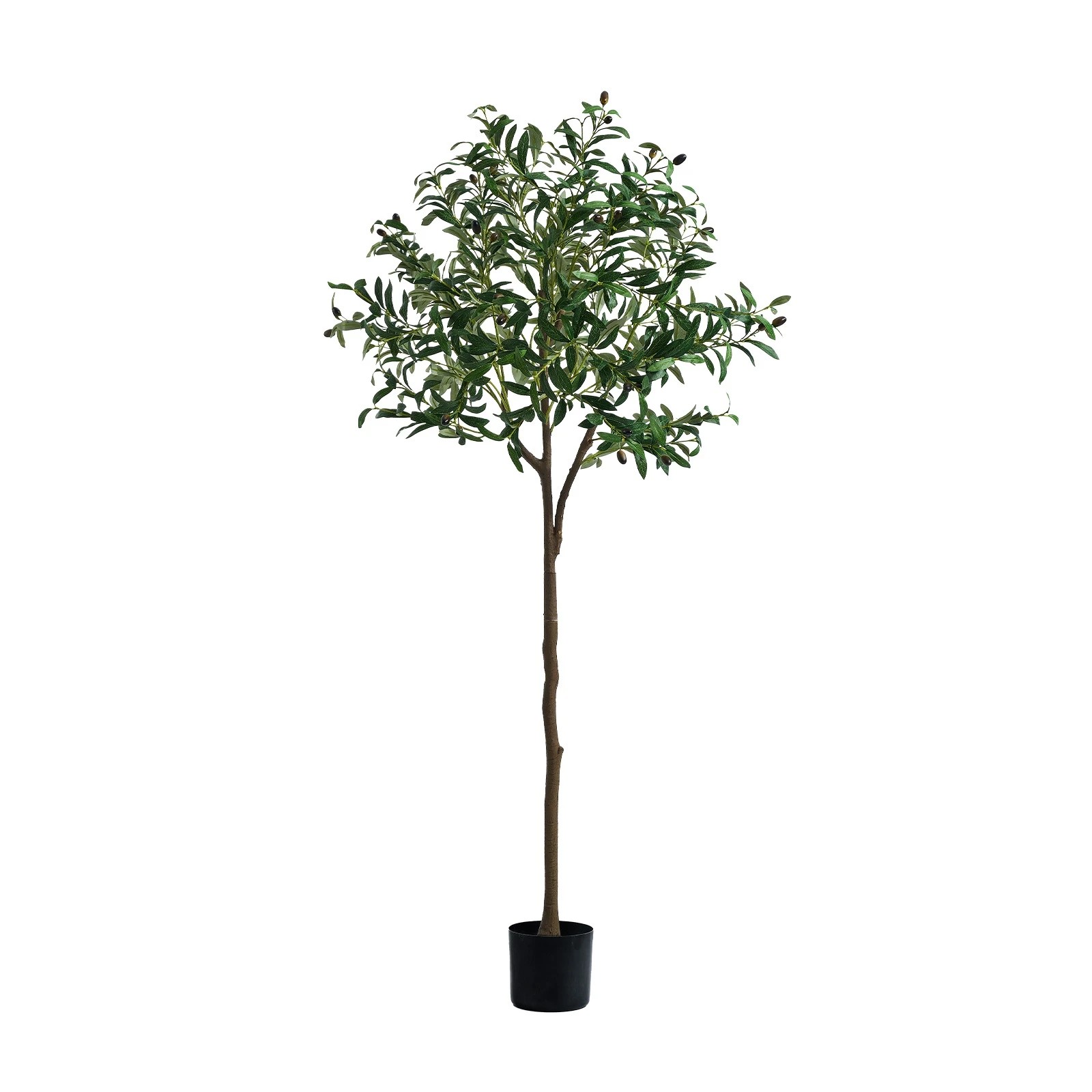 1 Livsip 150cm Artificial Olive Tree Lifelike Faux Potted Plant - Green, 1 of 10