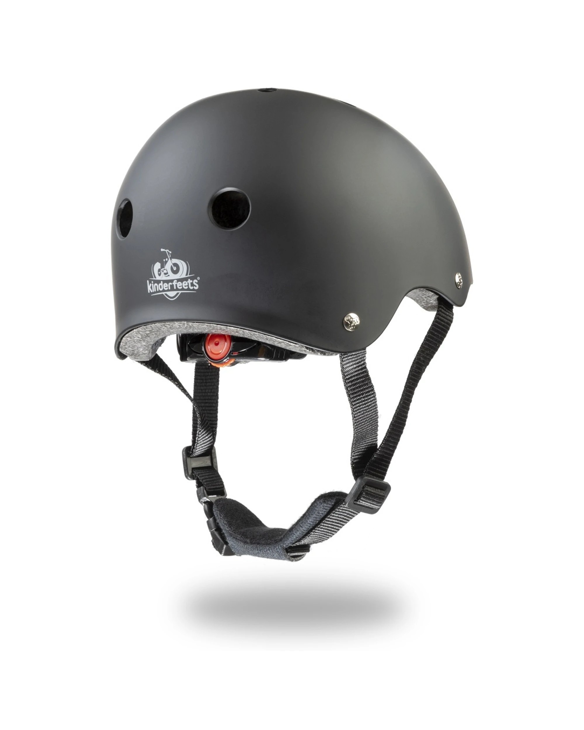 2 Kinderfeets Toddler Bike Helmet Fits Head 46 to 52cm Adjustable Fit Dial System - Black, 2 of 4