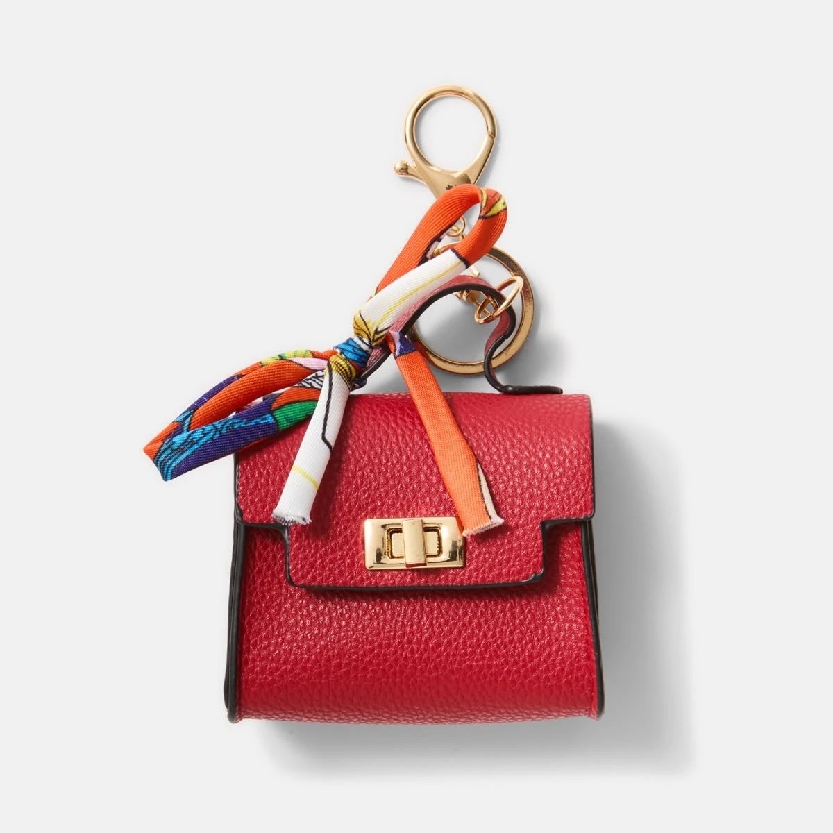 1 Bag Charm Keyring - Red, 1 of 3