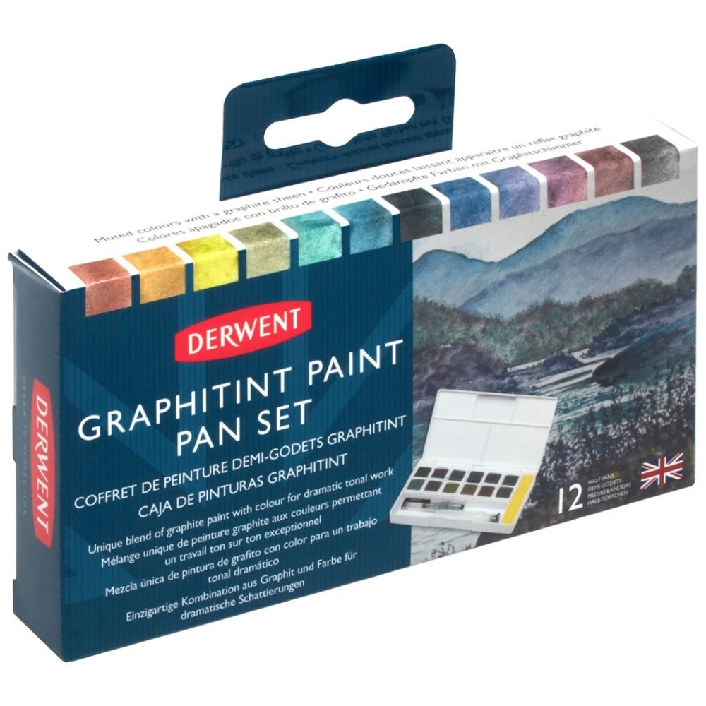 2 Derwent Graphitint Paint Pan 12 Pack, 2 of 5