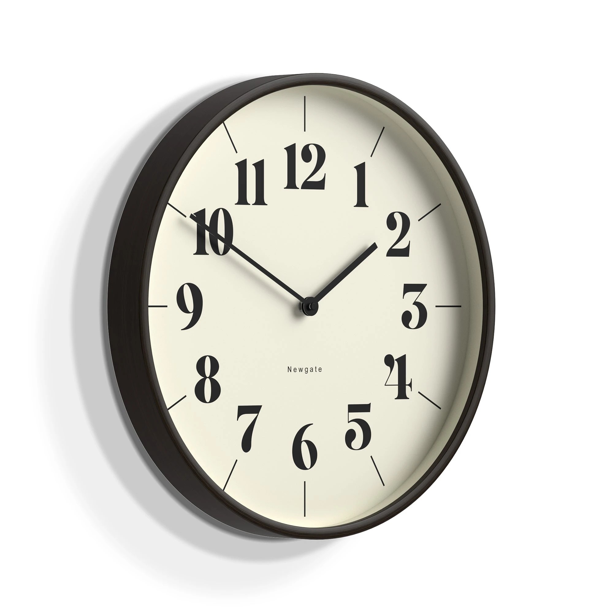 2 Newgate Mr Clarke Clock Dark Wood Hopscotch Dial - Brown, 2 of 4