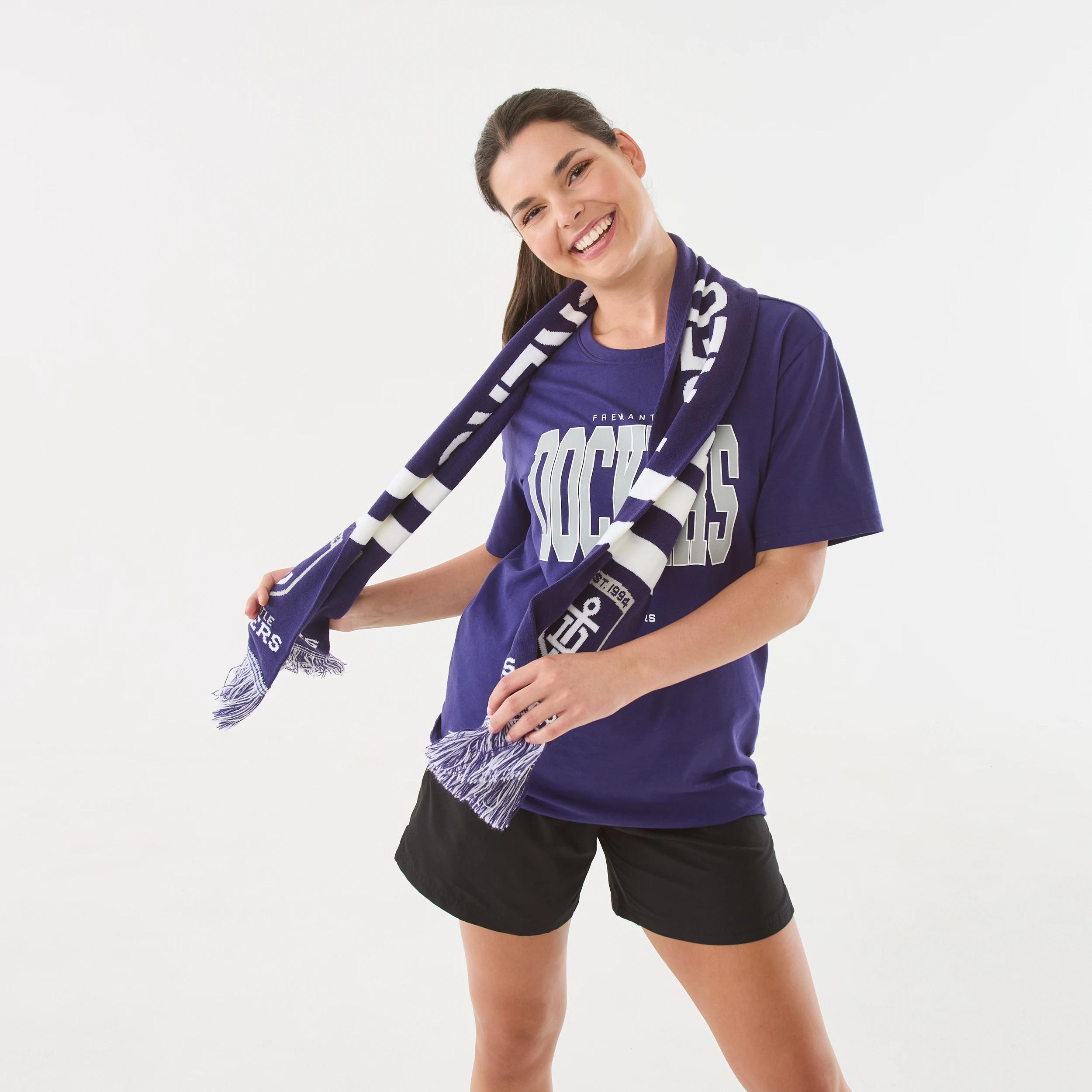 4 Official AFL Adult Scarf Fremantle, 4 of 4