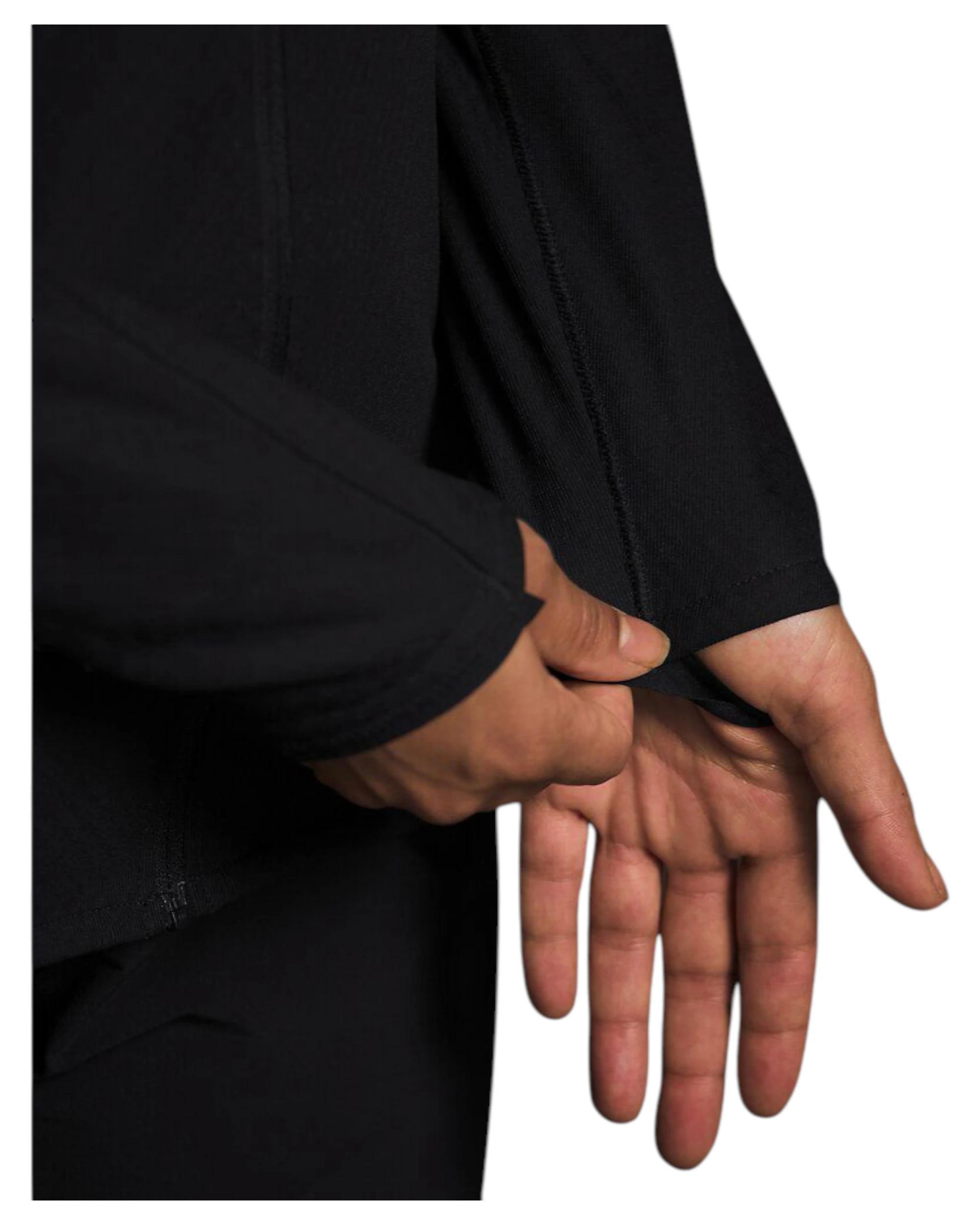 5 The North Face Womens Summit Futurefleece Black Full Zip Logo Hoodie BLACK, 5 of 5