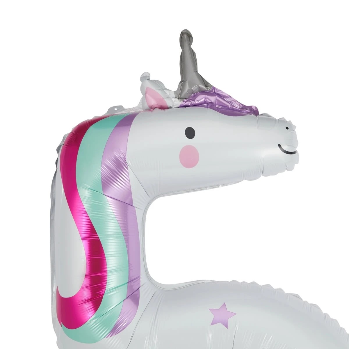 2 Unicorn Number 5 Foil Balloon, 2 of 4