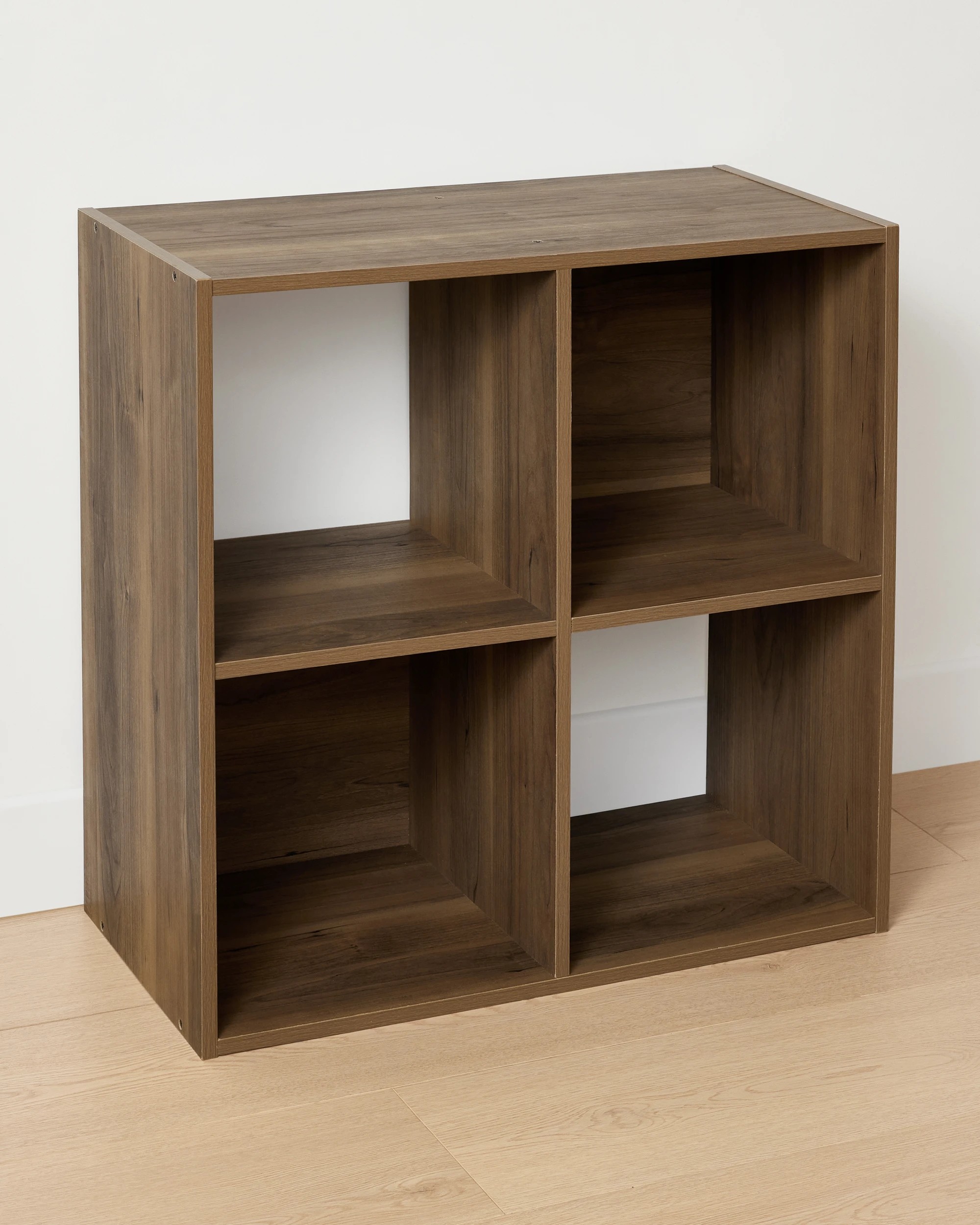 1 Walnut Look 4 Cube Unit, 1 of 6