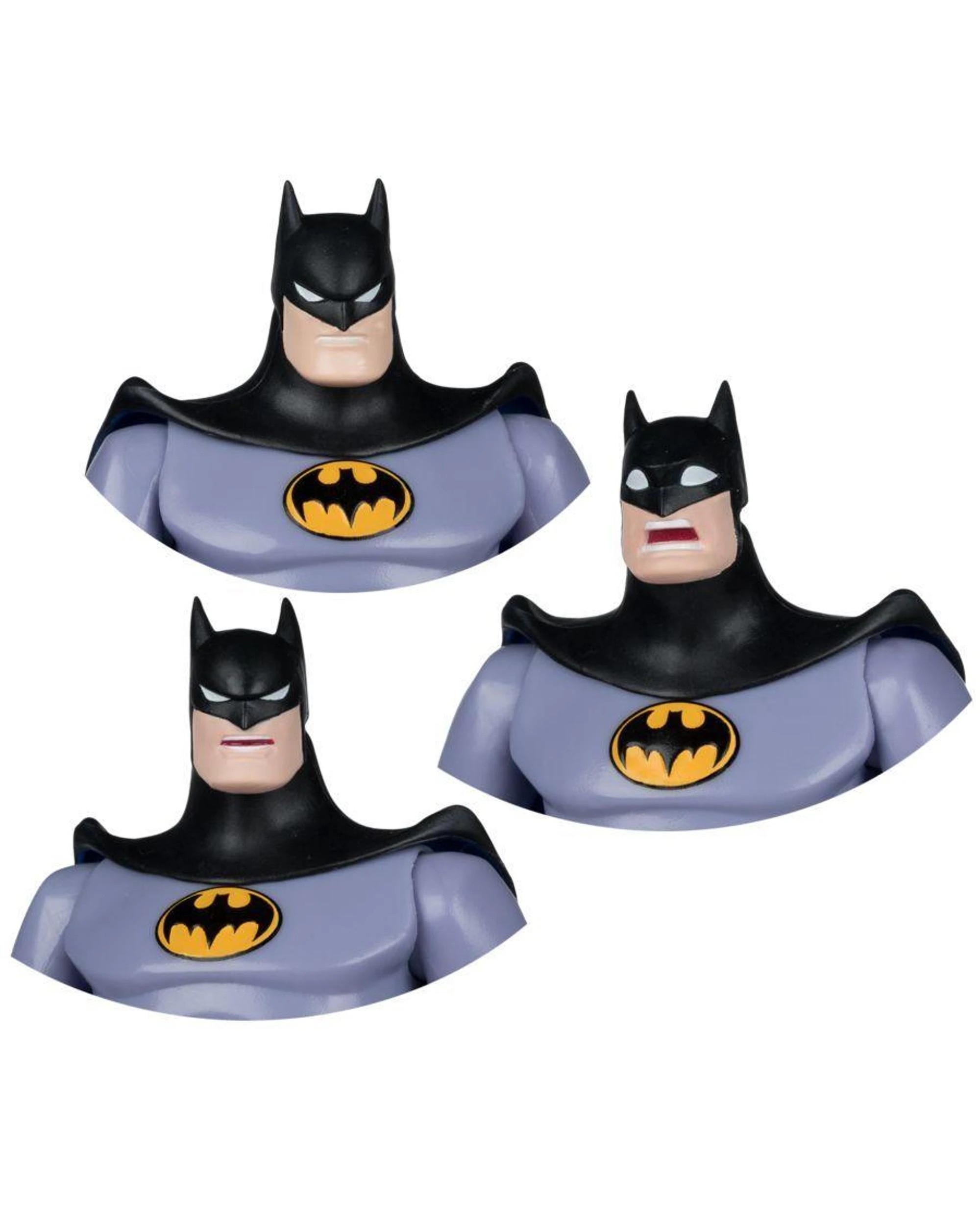6 McFarlane DC Direct Batman The Animated Series Batman - Expressions -  Build-A 6 inch Figure, 6 of 9