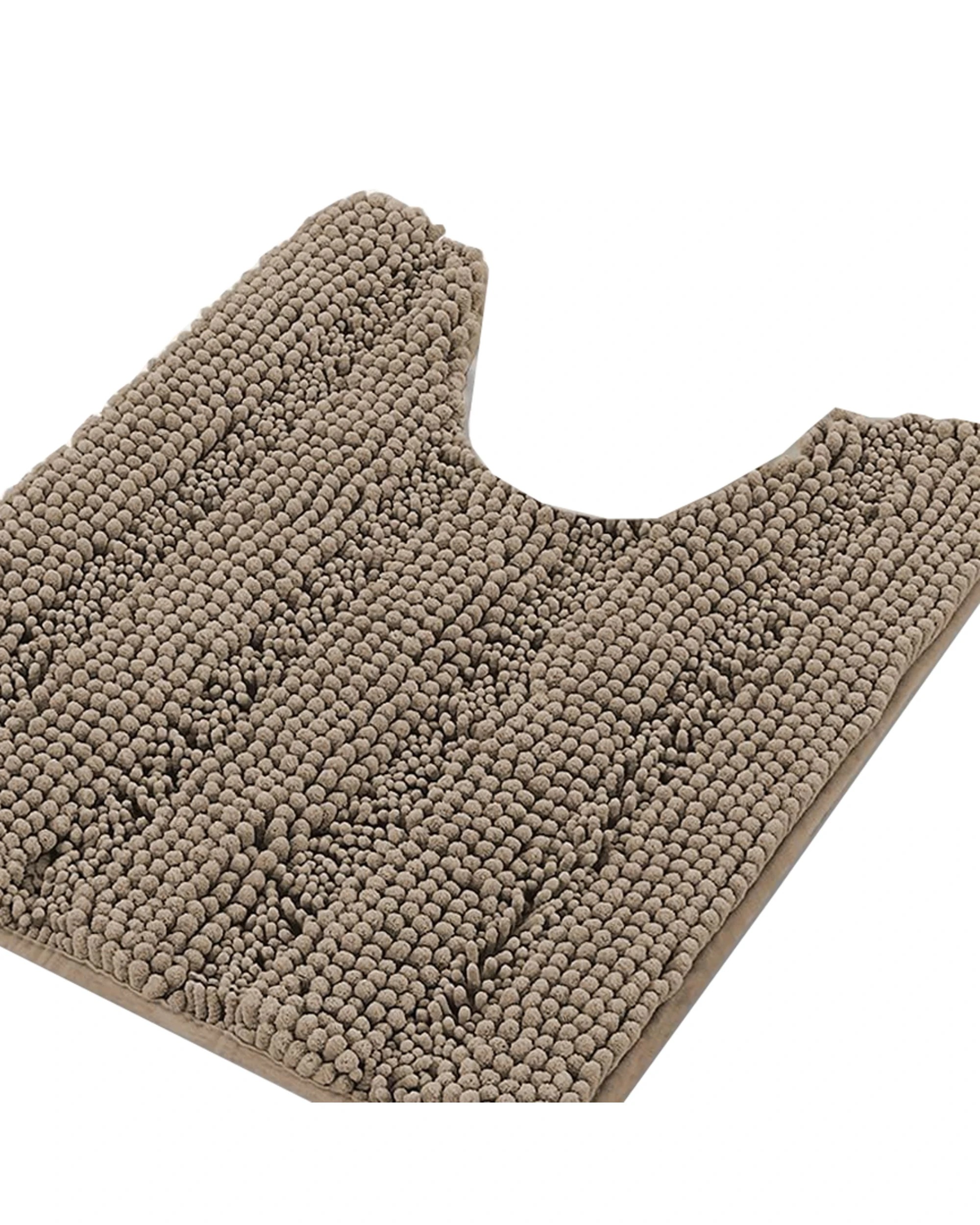 Smarcute Chenille Non-slip Bath Mat - 50x50cm - Brown - Kmart