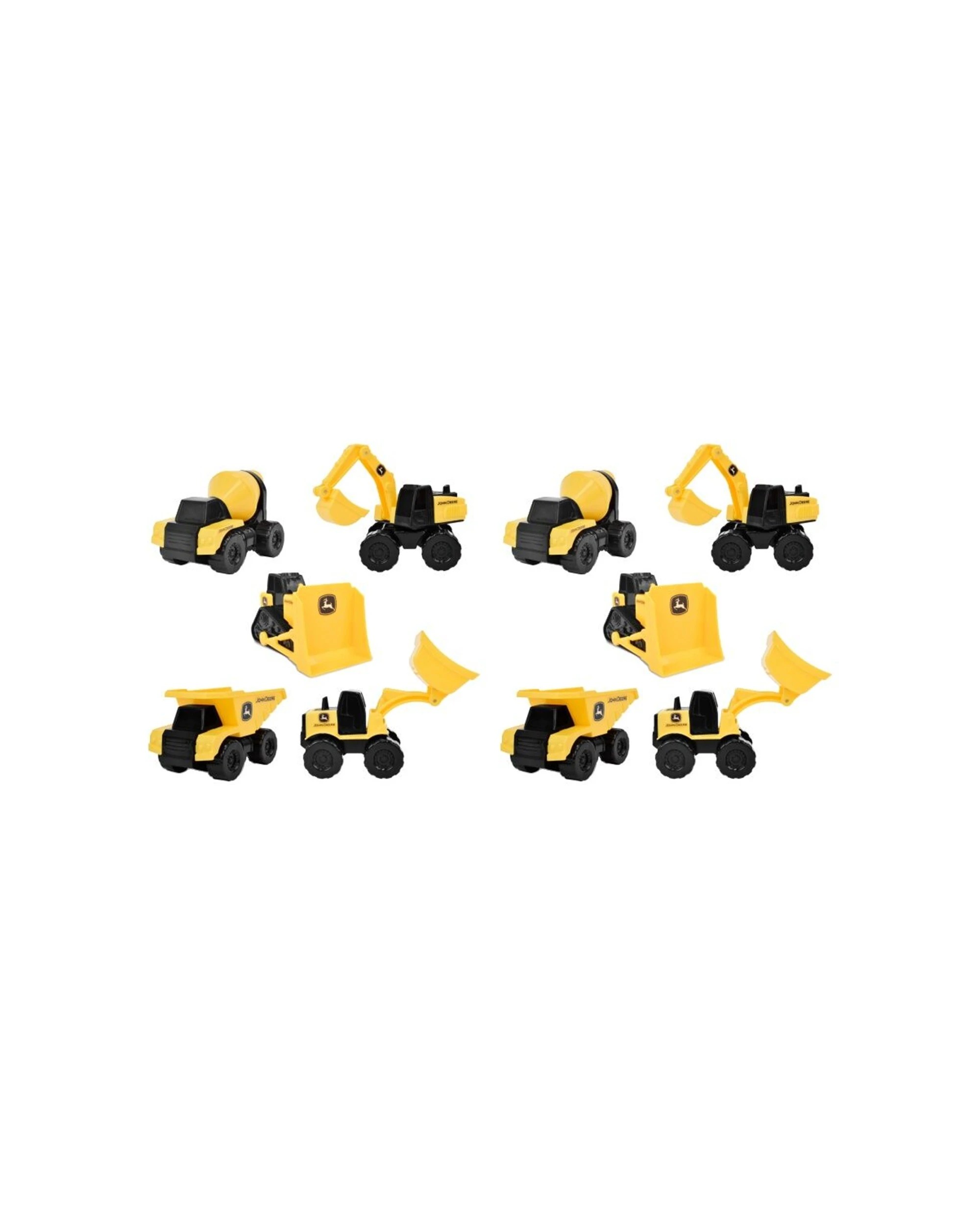 1 John Deere 2x 5pc Construction Vehicles Mini Set With Realistic Working Parts Kids Toy - Multi, 1 of 1