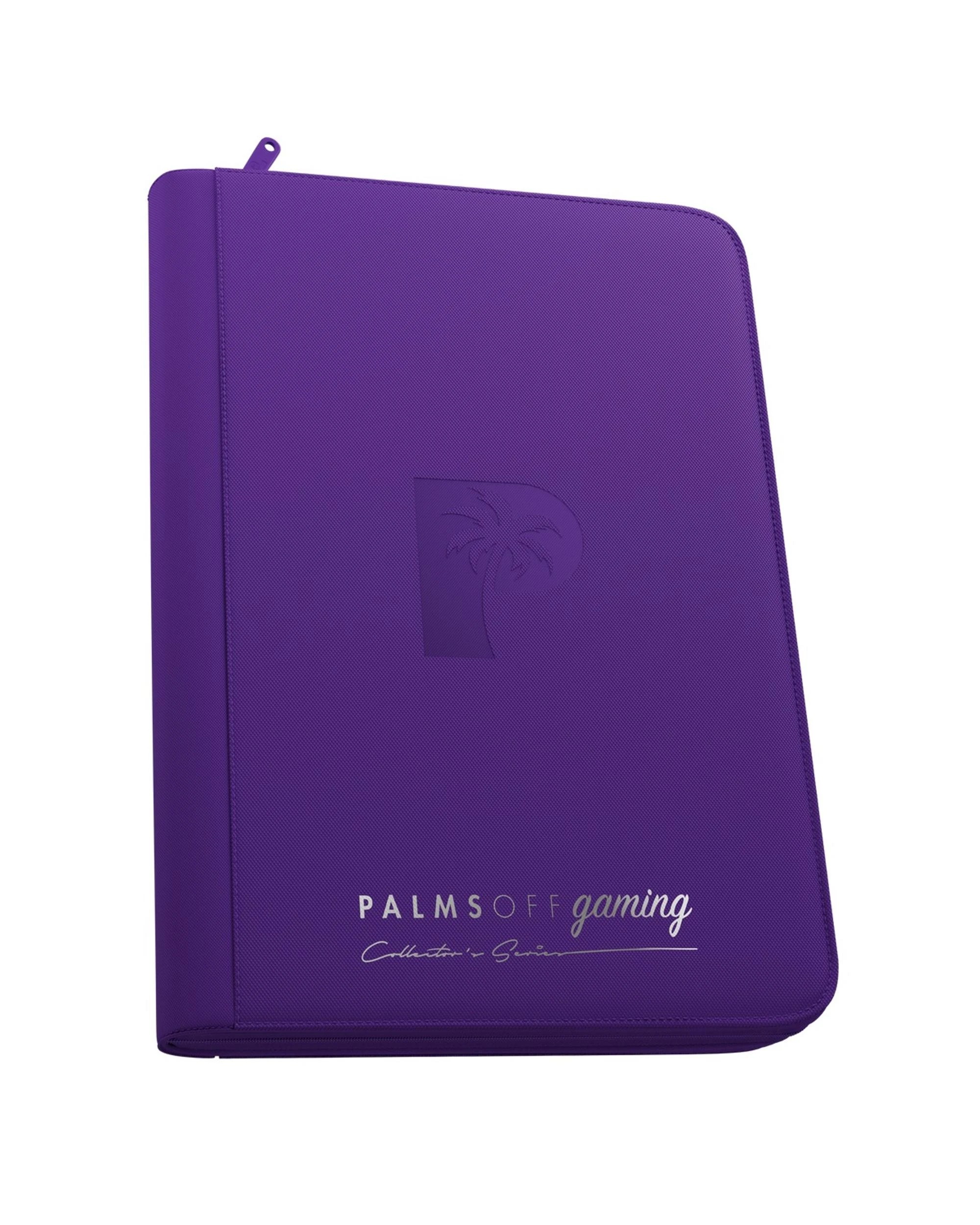 1 Palms Off Gaming Collector's Series 9 Pocket Zip Binder - Purple, 1 of 8