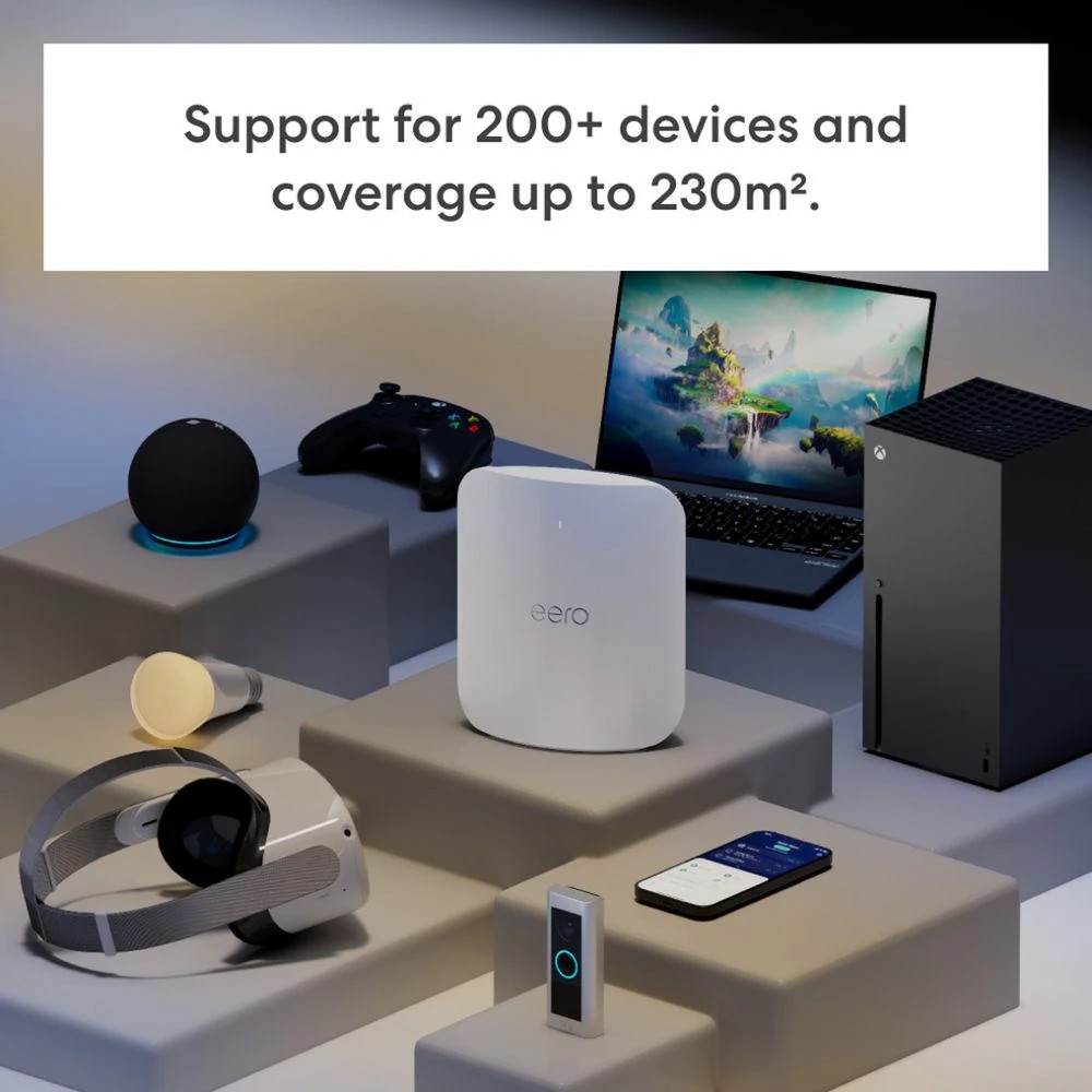 8 Amazon eero Max 7 Mesh Tri-band WiFi 7 Router, 8 of 10