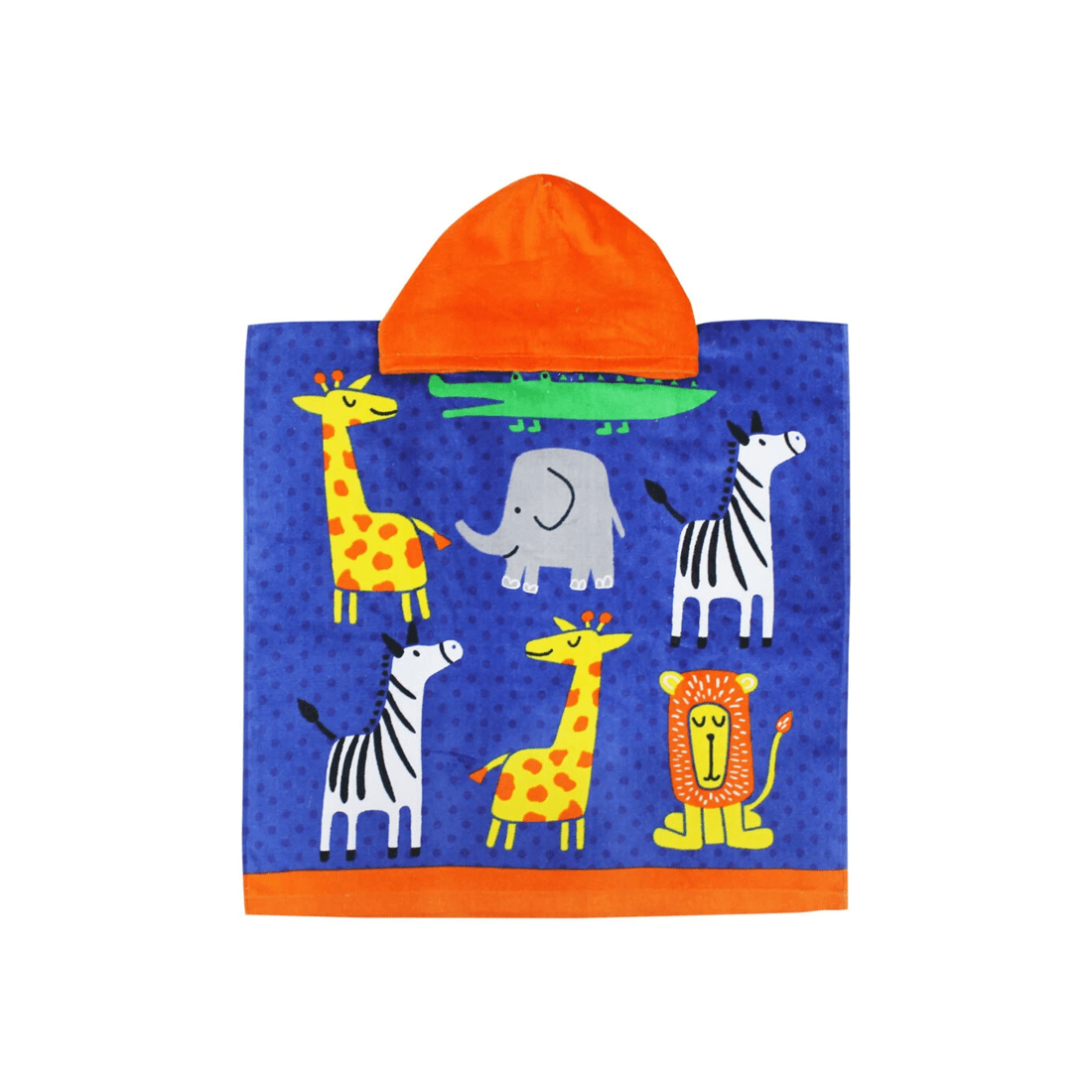 2 Onkaparinga Kids 60x120cm Absorbent Hooded Beach Towel Animals Cotton Softness
 - Multi, 2 of 3