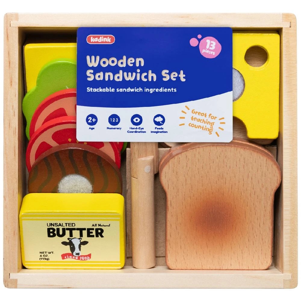 1 Kadink Wooden Sandwich Set, 1 of 3