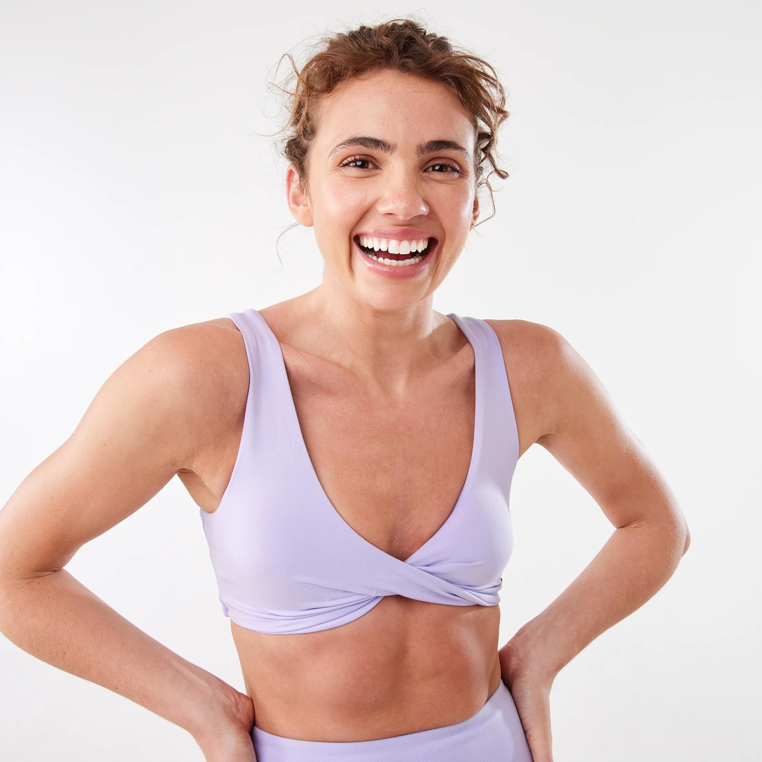 5 Everlast Womens Twist Front Crop Top EVERLAST SIMPLE LOGO GAL LILAC, 5 of 9