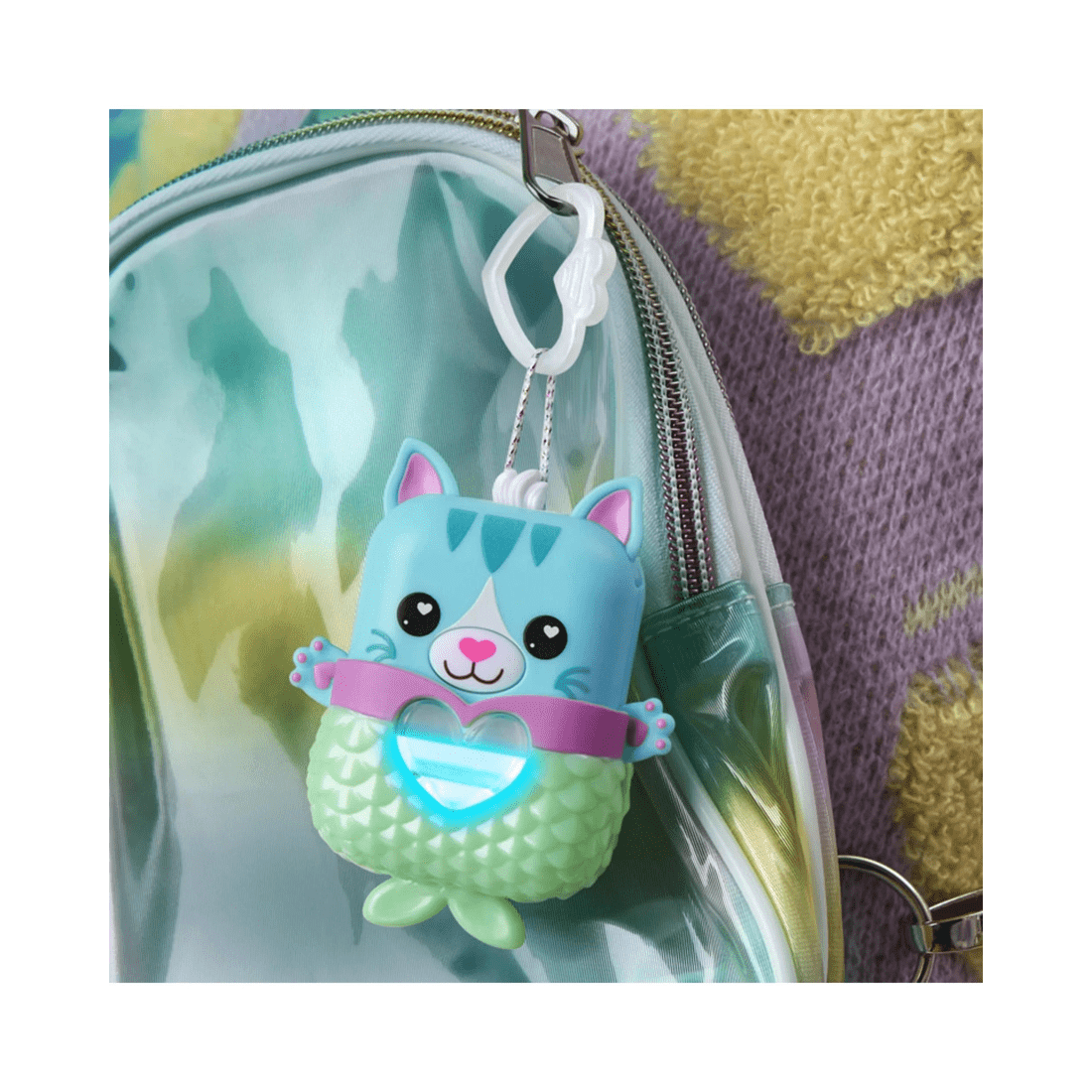 6 Hasbro Nano-Mals Pawtricia the Blue Kitty Electronic Fidget Pet, 6 of 6