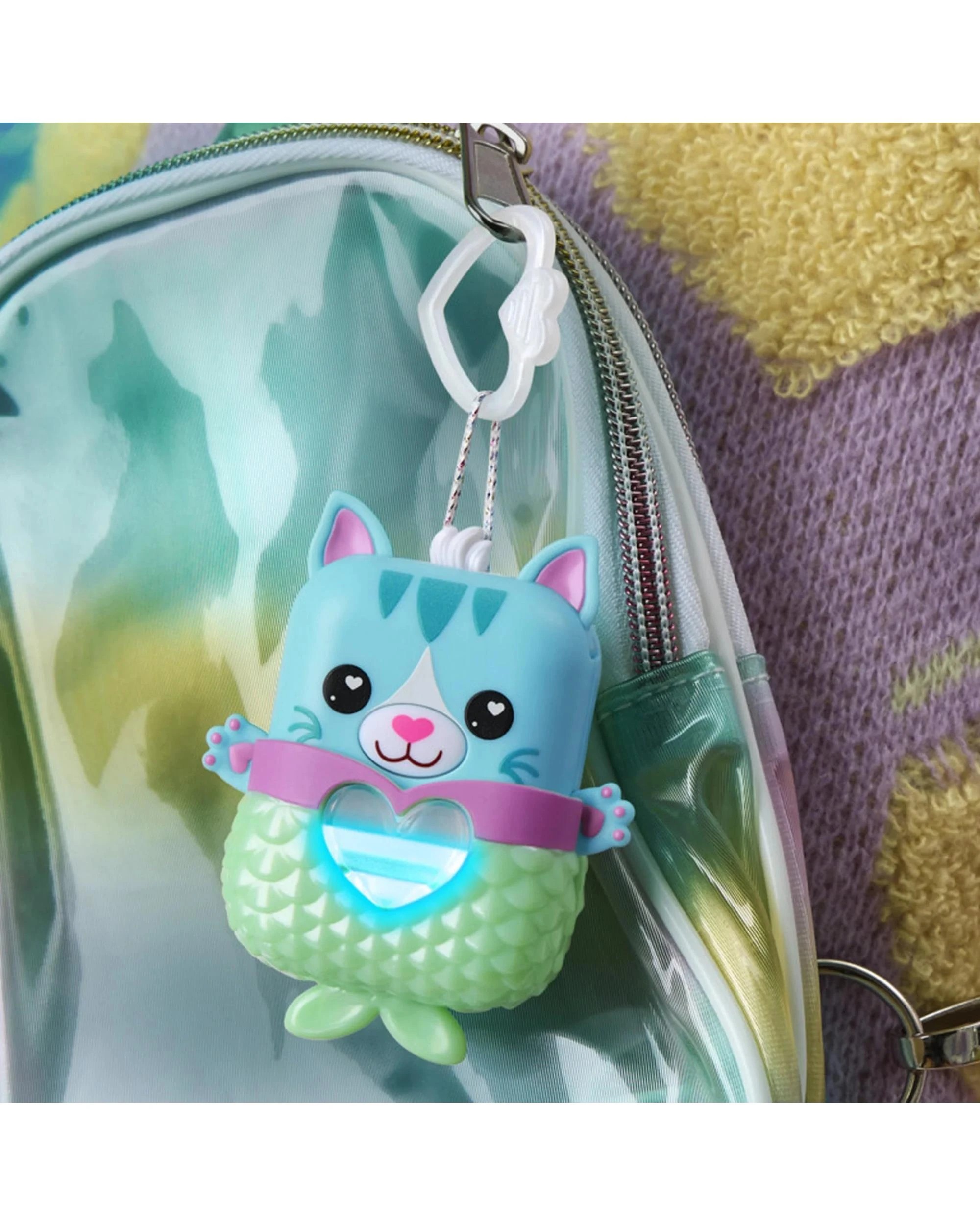 6 Hasbro Nano-Mals Pawtricia the Blue Kitty Electronic Fidget Pet, 6 of 6