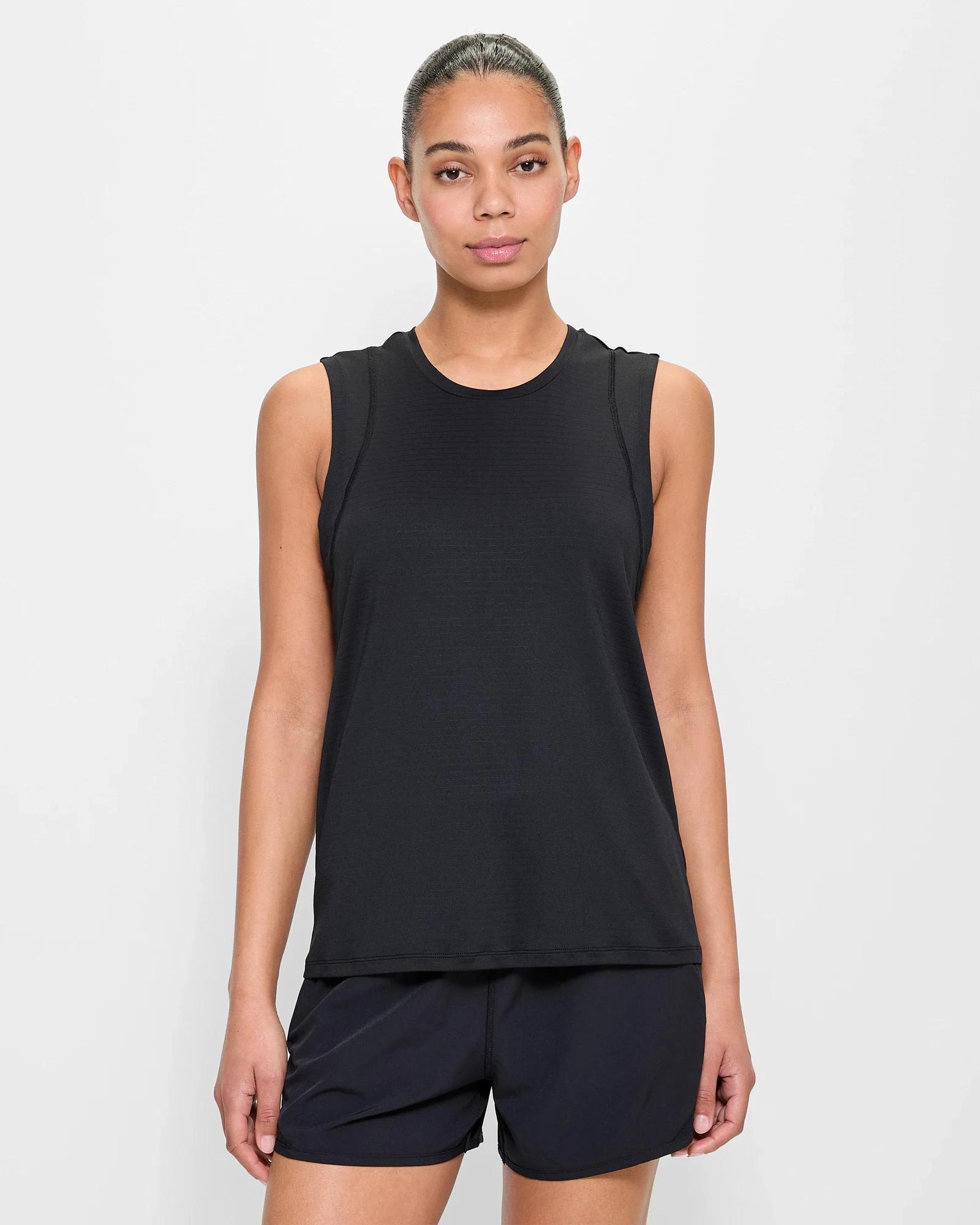 1 Target Active Performance Running Muscle Tank Top BLACK, 1 of 5