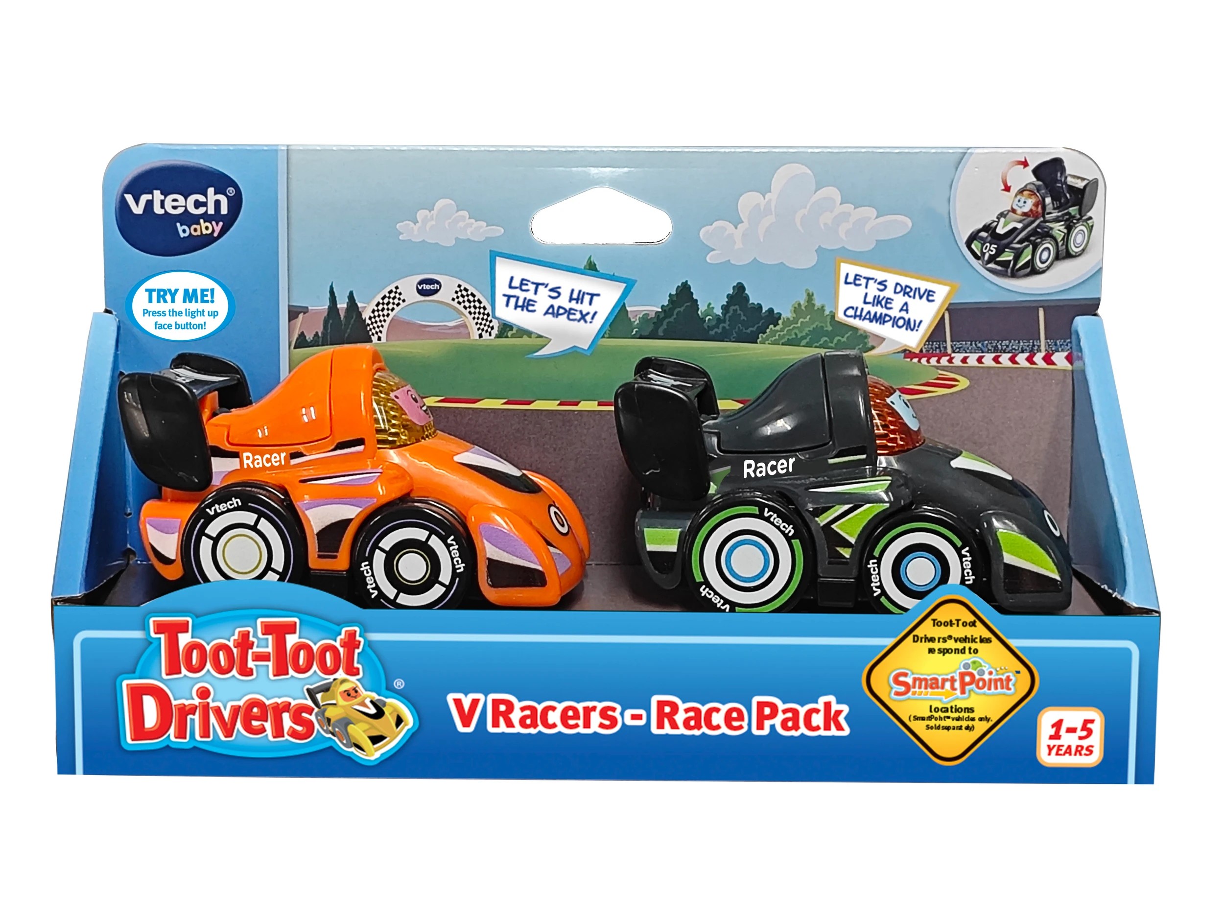 4 2 Pack VTech Toot-Toot Drivers V Racers - Assorted, 4 of 4
