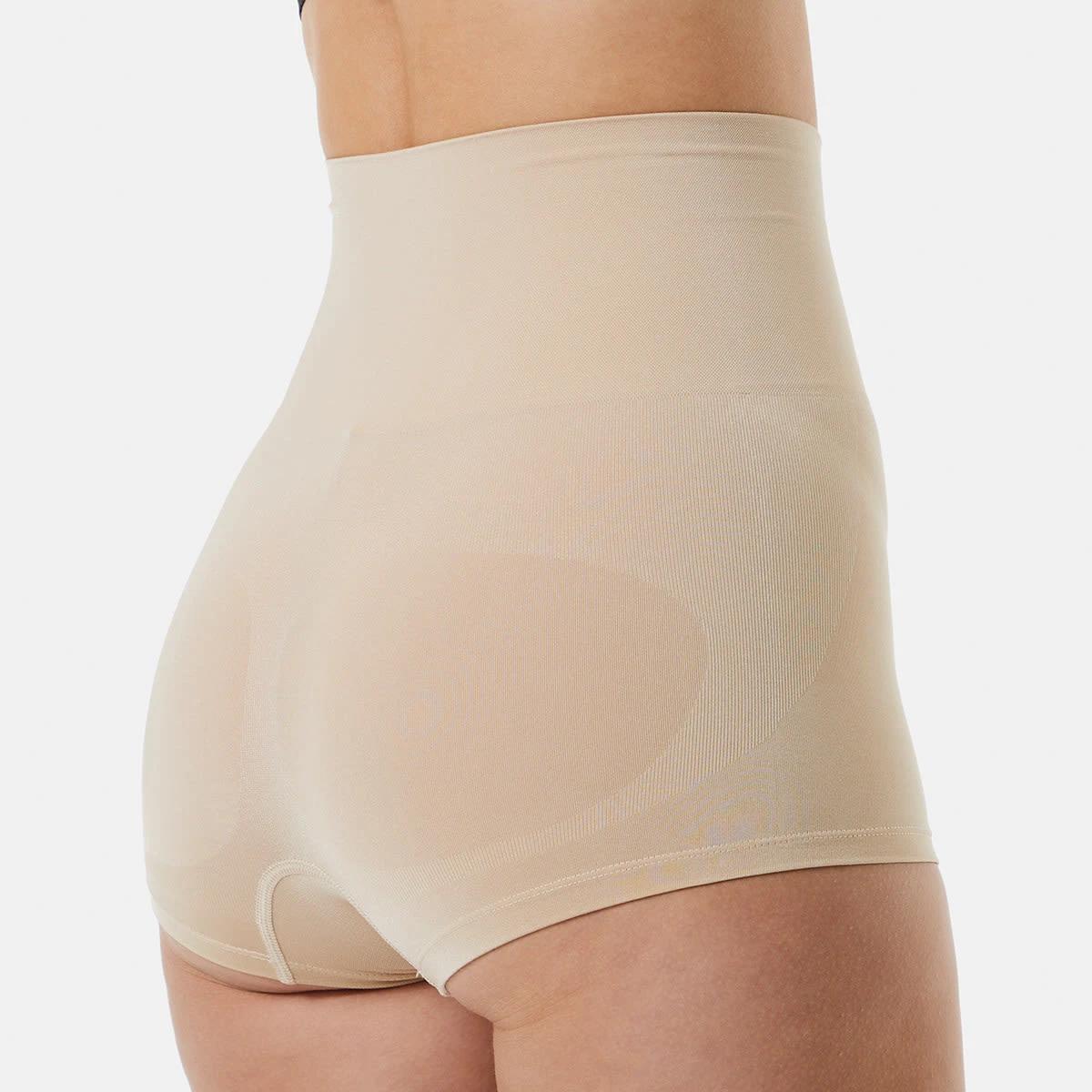 6 2 Pack Seamfree Boyleg Shaping Shorts BLACK, BEIGE, 6 of 8