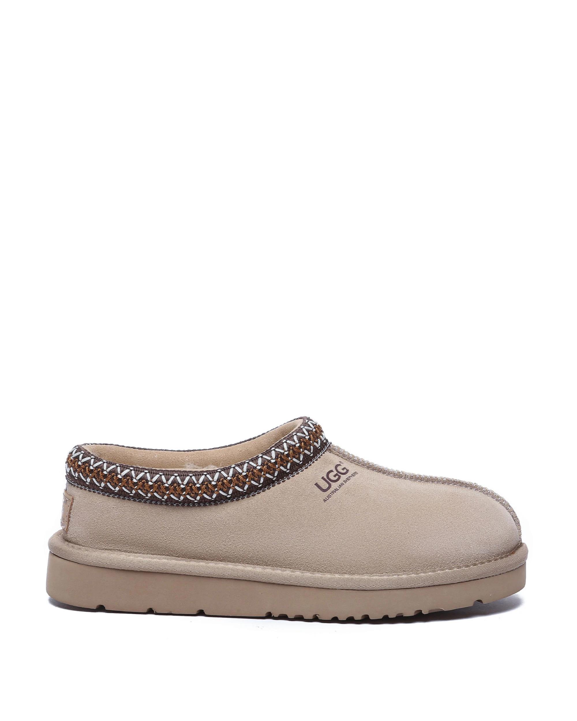 1 Australian Shepherd UGG Unisex Hippie Slippers SAND, 1 of 5