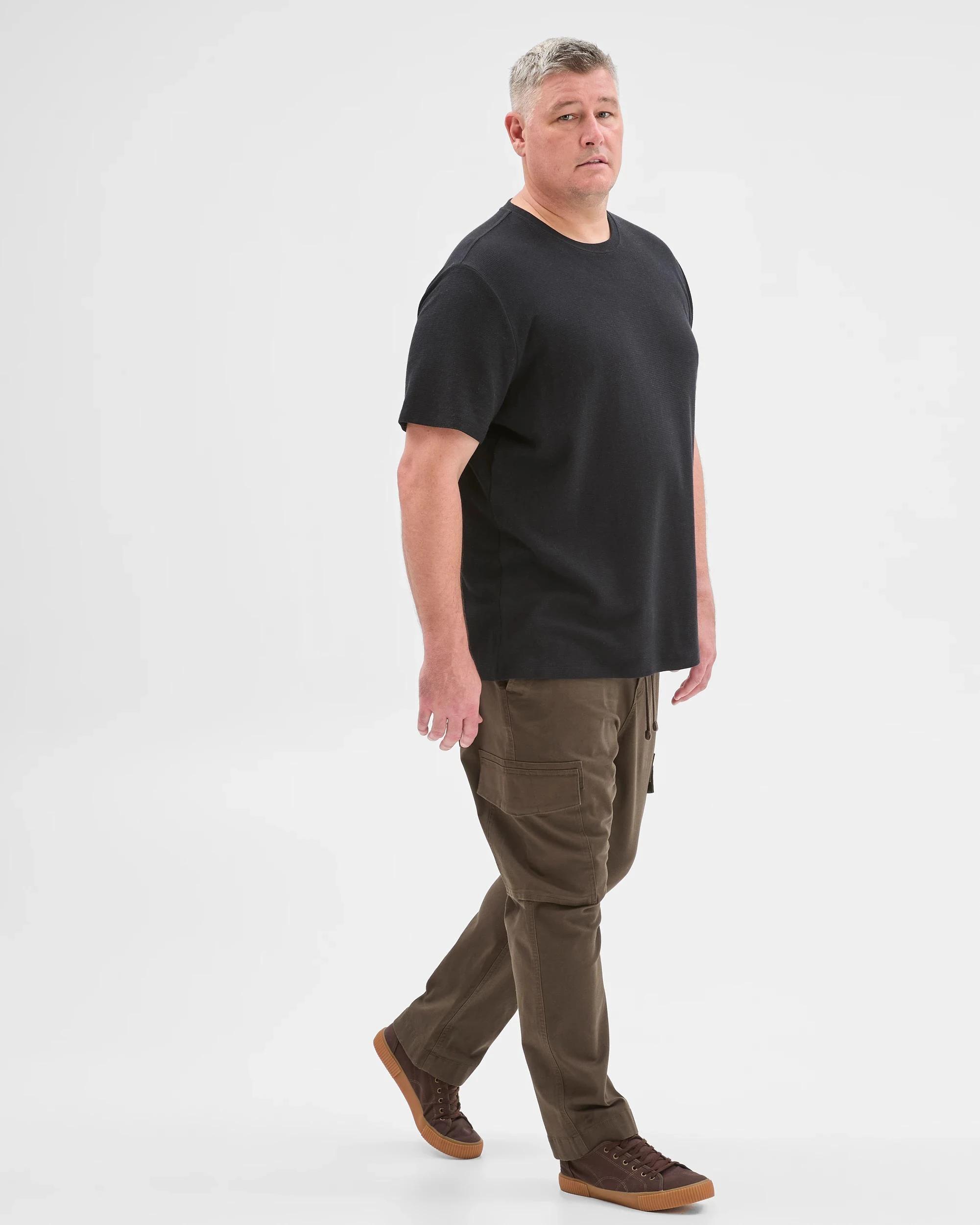 4 Target Man Plus Plus Size Australian Cotton Cargo Pants DARK OLIVE, 4 of 6