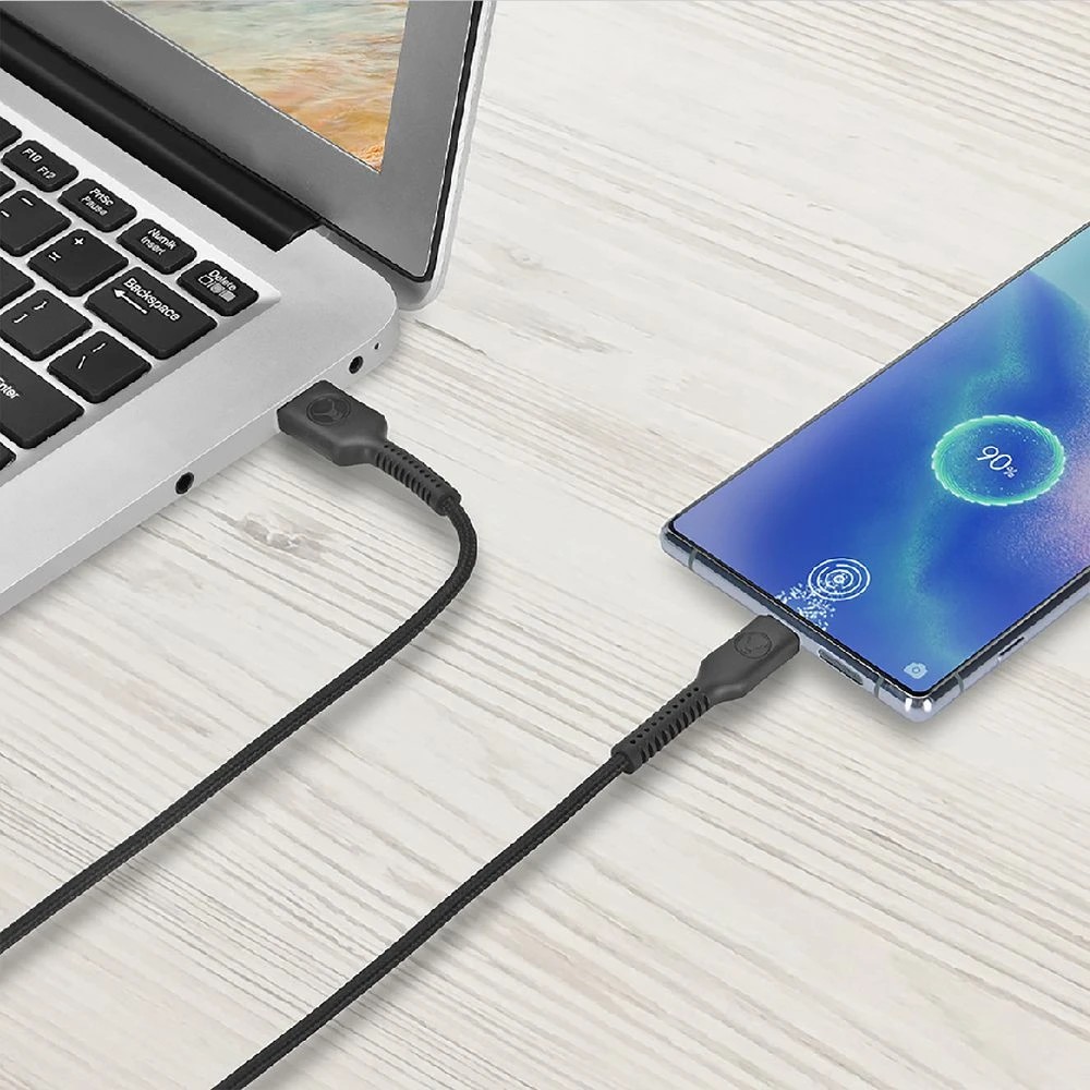 6 Bonelk Long-life Easy Grip USB-A to USB-C Cable 60W 1.2m Wht, 6 of 7