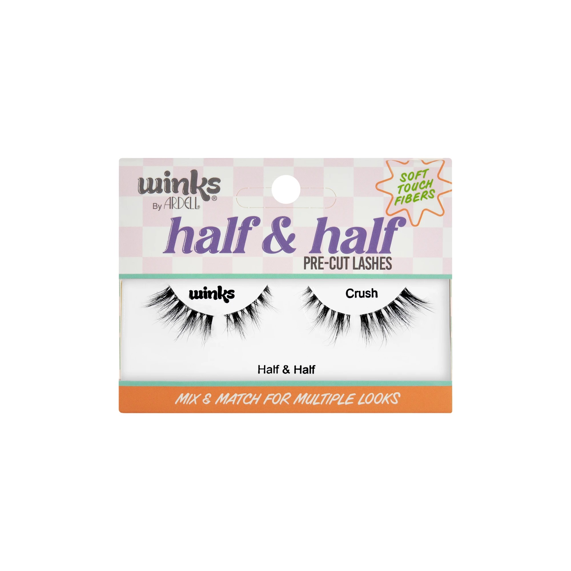 1 Winks by Ardell Half and Half Pre-Cut Lashes - Crush - Black, 1 of 1