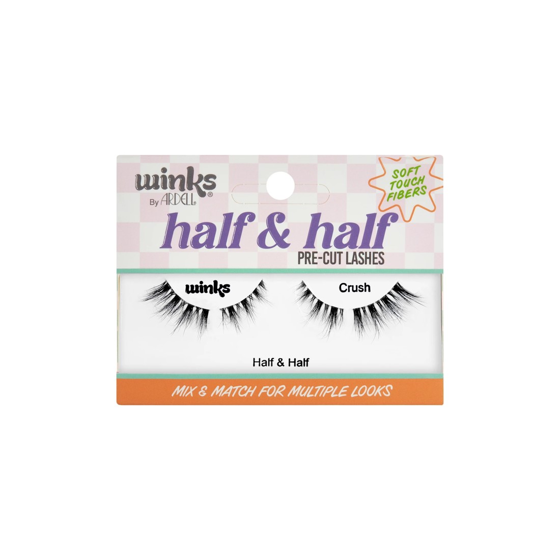1 Winks by Ardell Half and Half Pre-Cut Lashes - Crush, 1 of 1