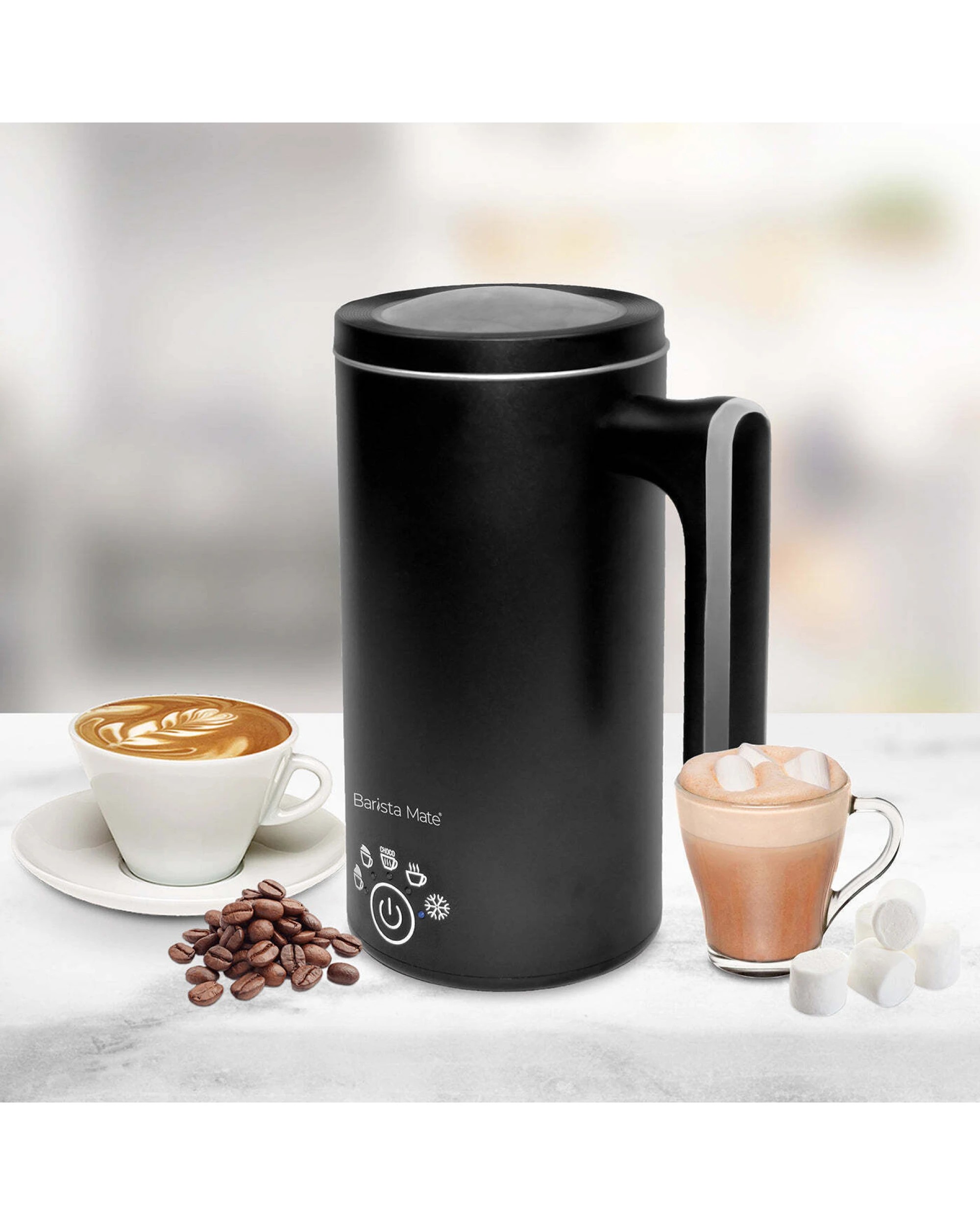 3 Barista Mate Hot & Cold Milk Frother, 5 Modes for Foam, Warming & Frothing Milk, 3 of 3